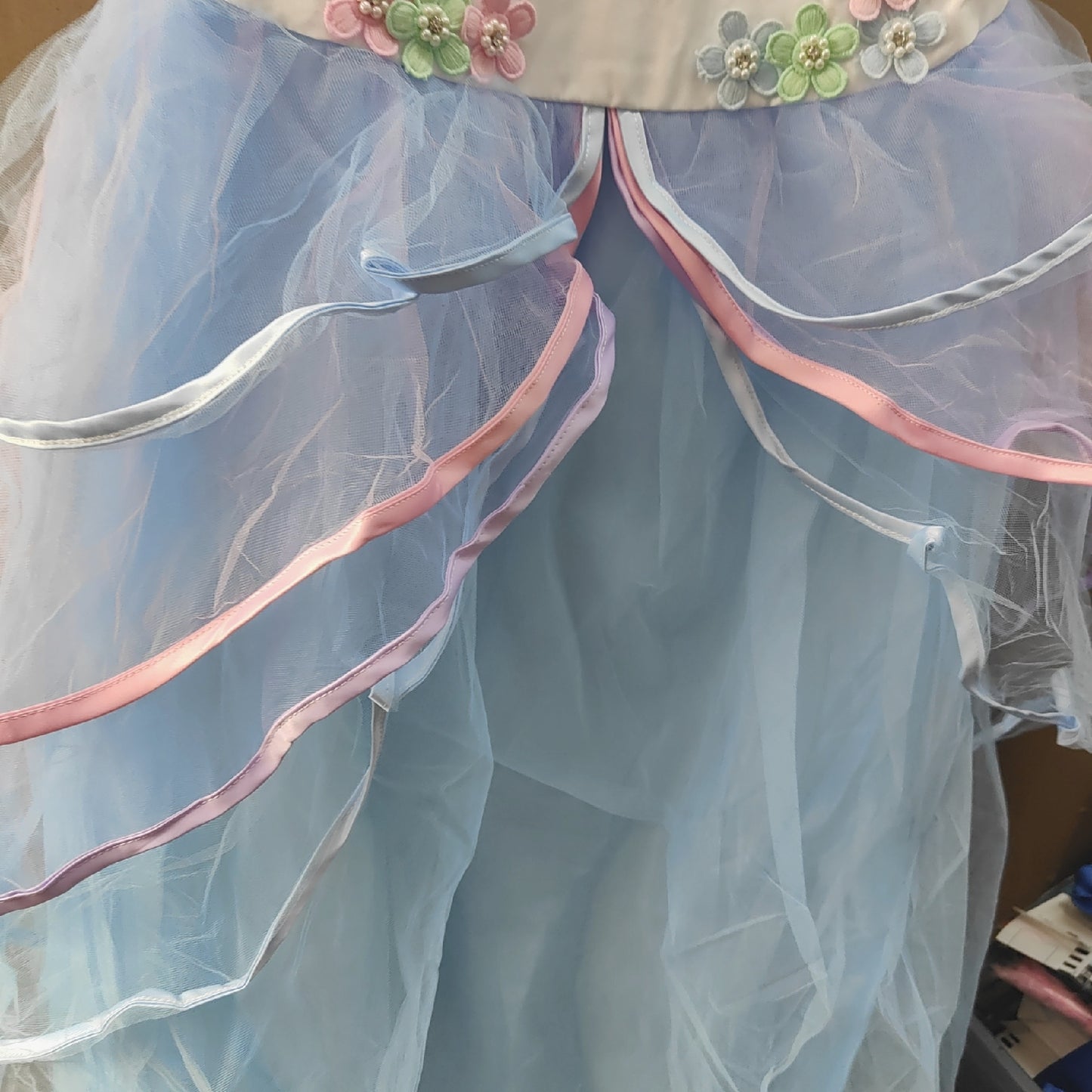 JerrisApparel Kostüm Mädchen Einhorn Blume Hochzeit Party Kleider Spaß