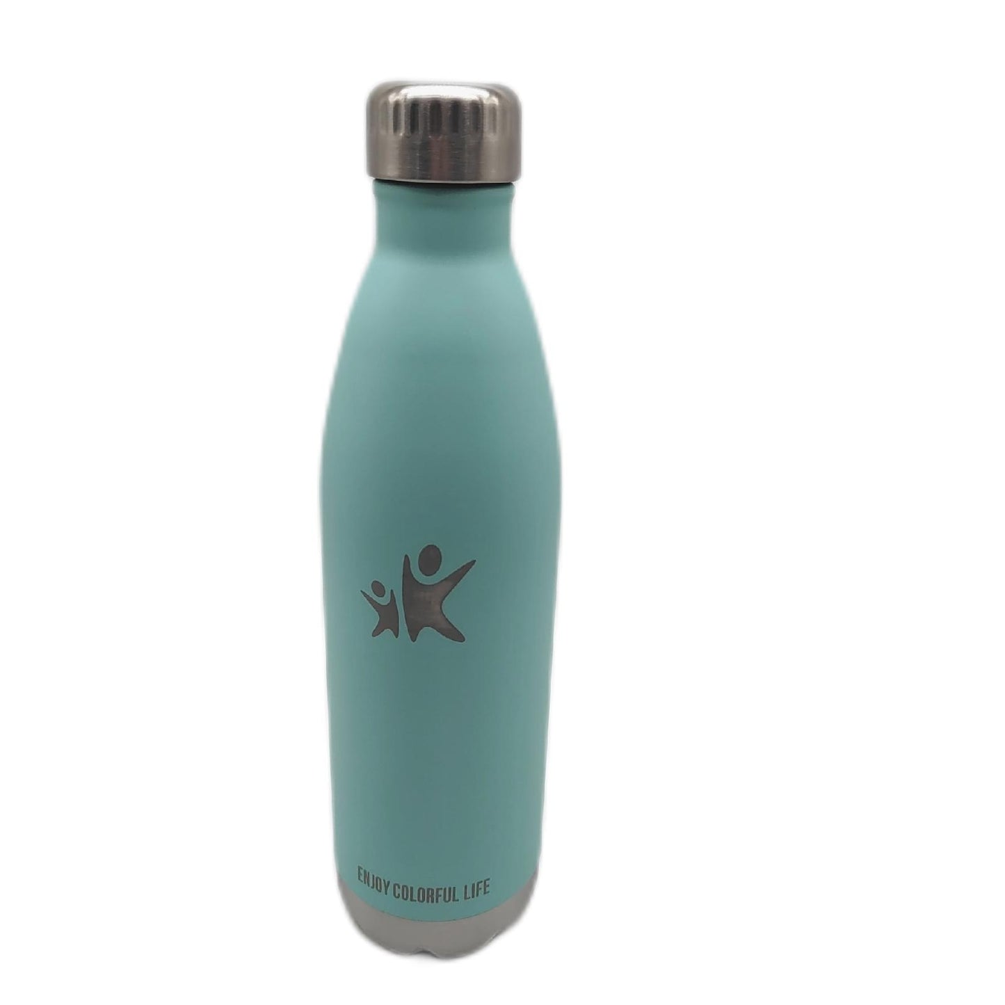 Edelstahl Trinkflasche Sportausrüstung 750 ml türkis robust langlebig hochwertig