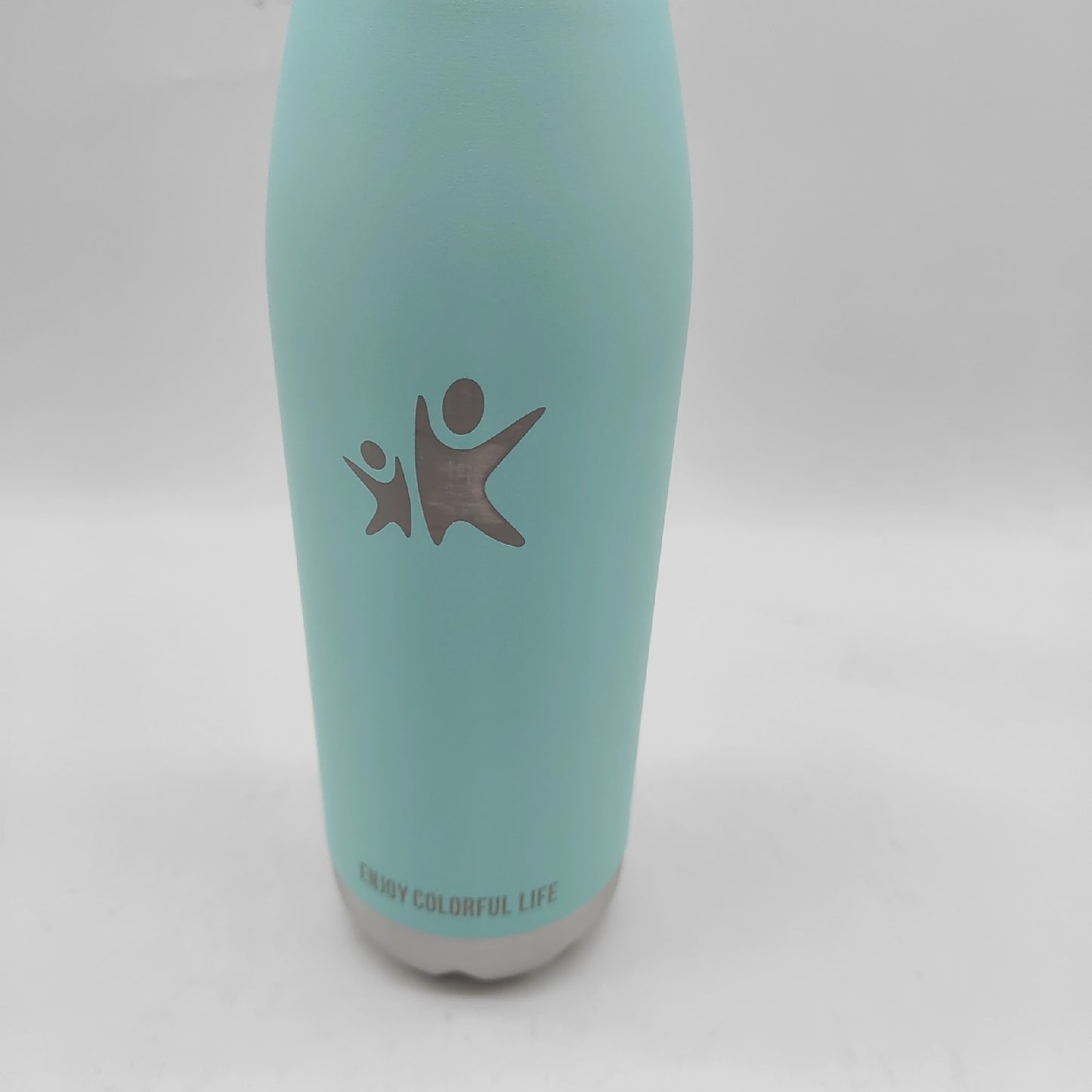 Edelstahl Trinkflasche Sportausrüstung 750 ml türkis robust langlebig hochwertig