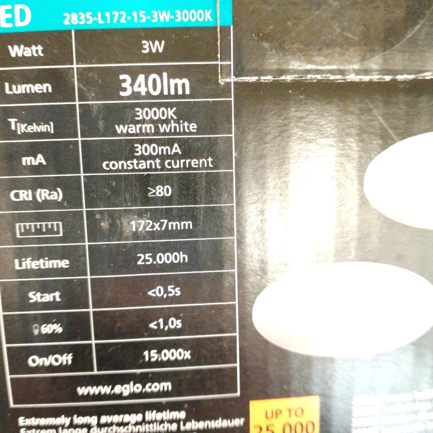 Eglo LED Spotleuchte Außenbeleuchtung Fueva 1 3 fach warmweiß energiesparend effizient weiß