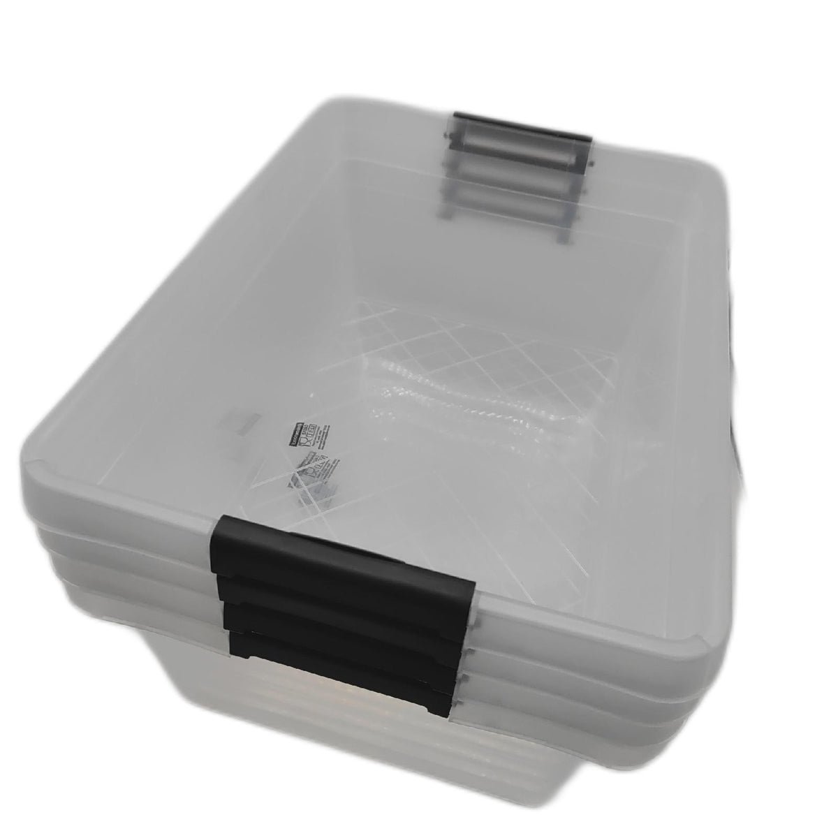 Aufbewahrungsboxen Kunststoff Haushaltsartikel ca 12 Liter transparent stapelbar mit Deck