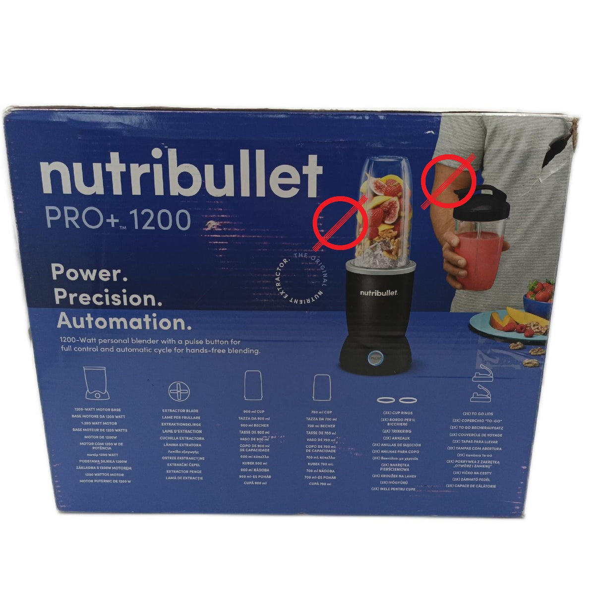 Nutribullet Elektrischer Mixer Küche Zerkleinerer NB120MB Leistungsstark leistungs