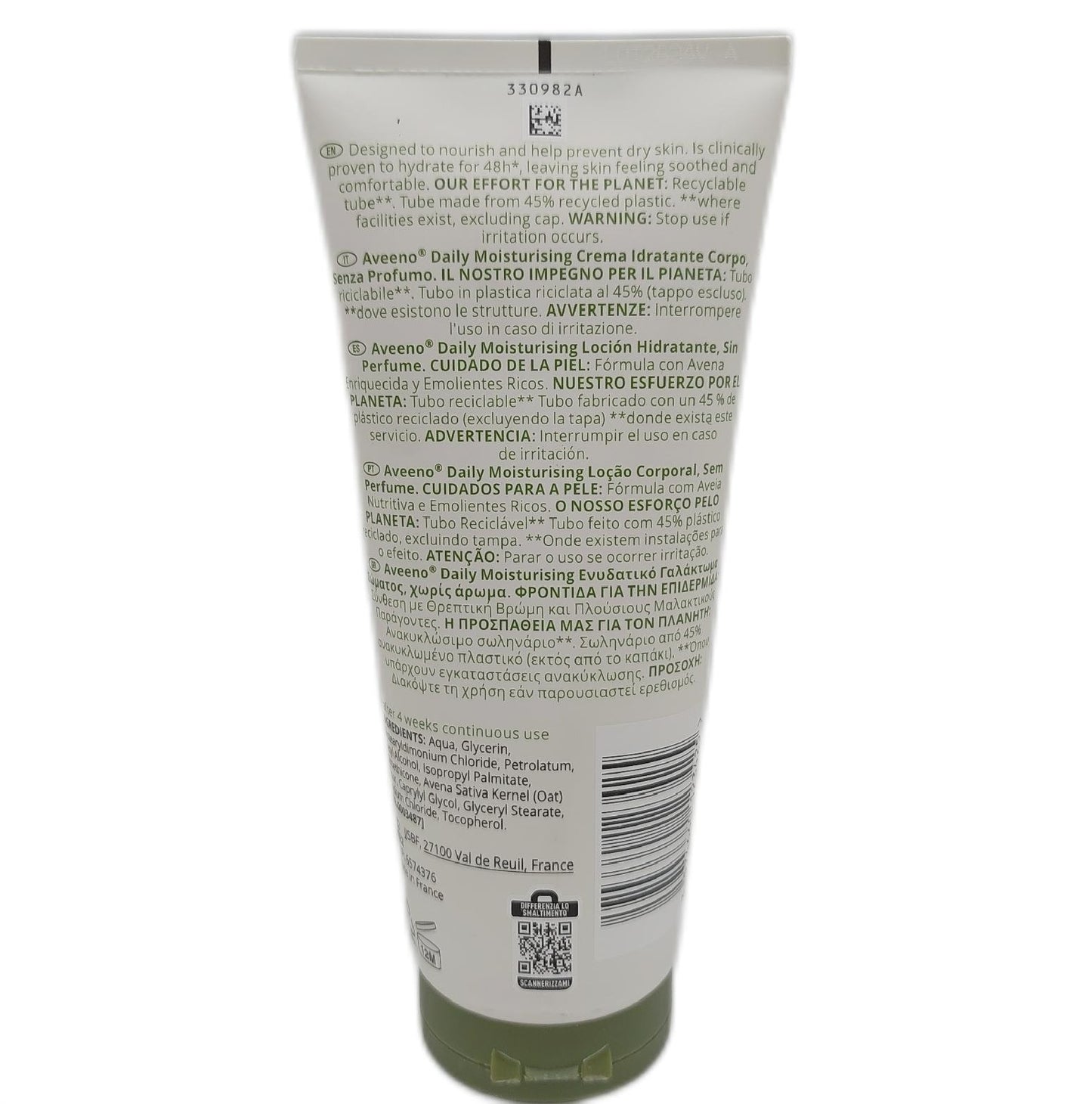 Aveeno Daily Moisturising Lotion nährt und schützt trockene, empfindliche Haut