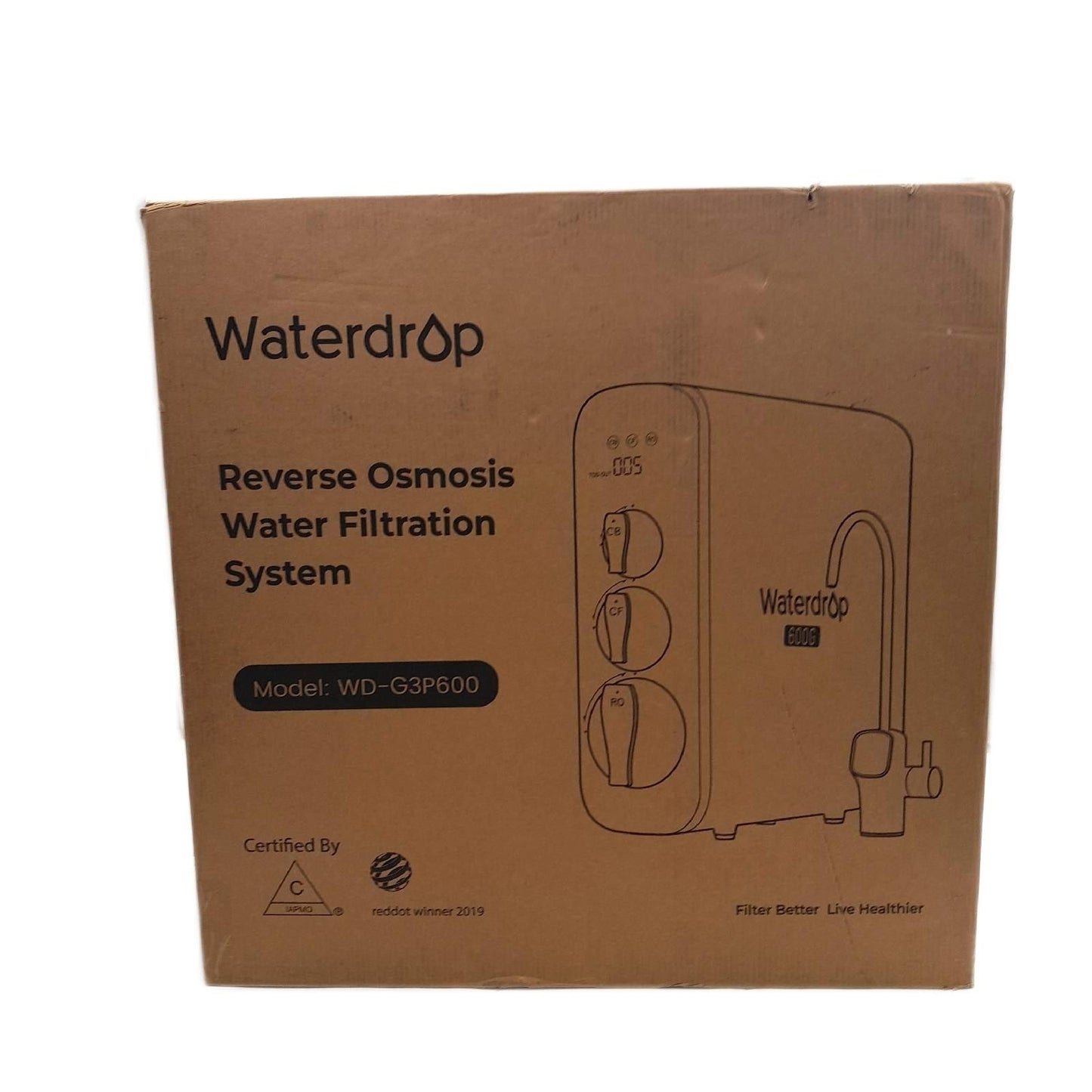 Waterdrop Wasserfilter Umkehrosmose G3P600 600 GPD Effizient