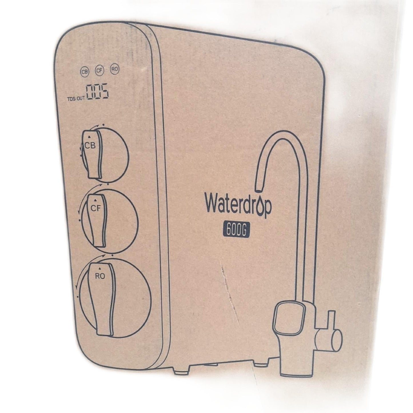 Waterdrop Wasserfilter Umkehrosmose G3P600 600 GPD Effizient