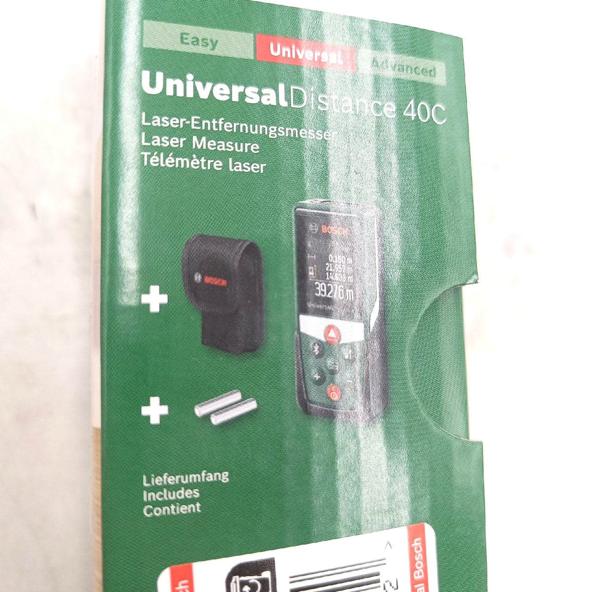 Bosch Laserentfernungsmesser Messtechnik UniversalDistance 40C Präzision Entfernung