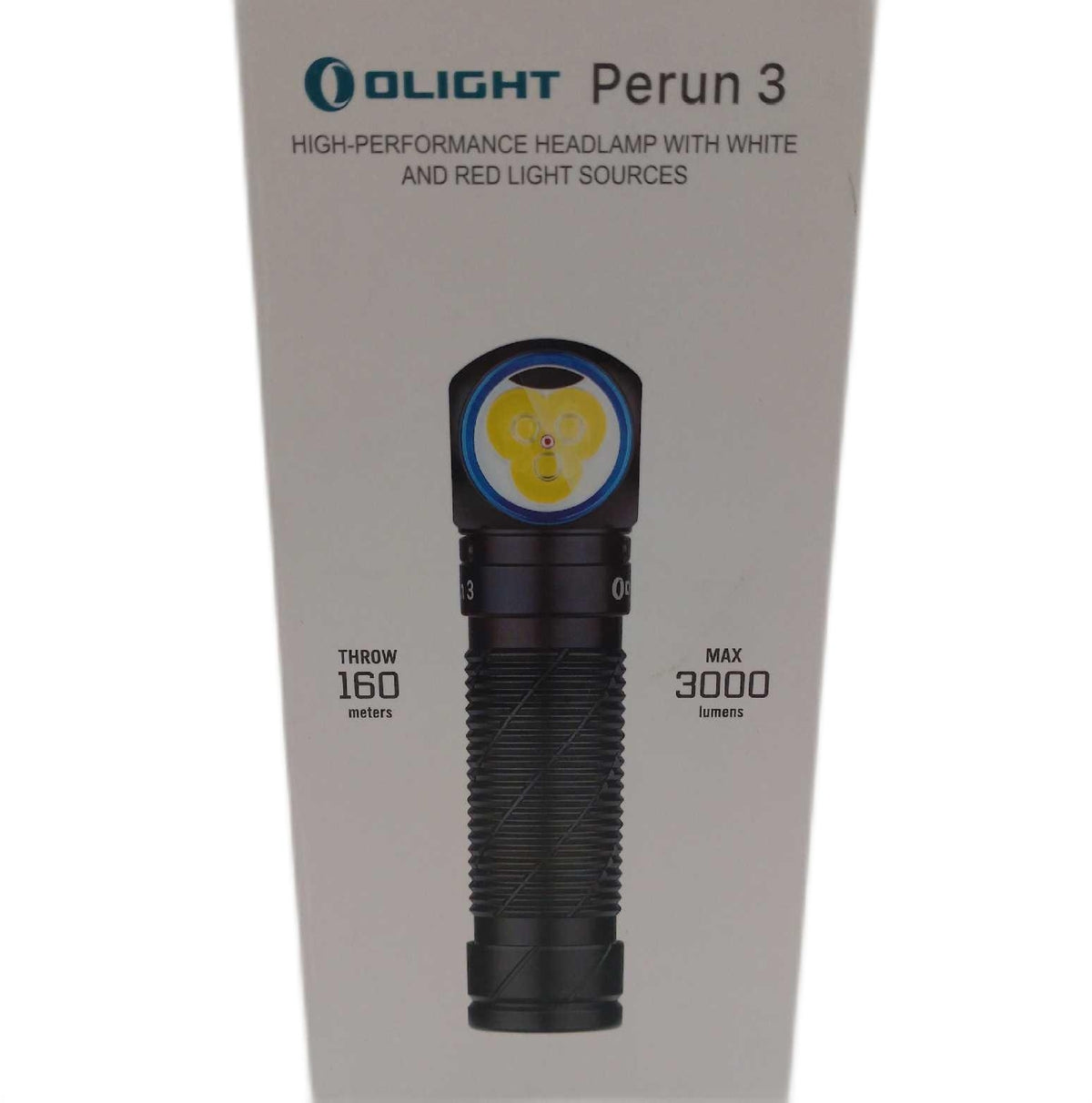 Olight Perun3 Taschenlampe Stirnband Kopf und Winkeltaschenlampe 3000 Lumen Neugerät