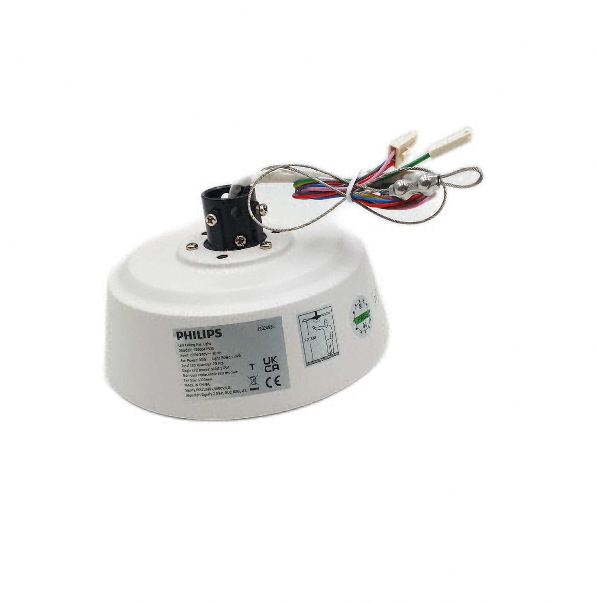 PHILIPS Fixed blade Fan ceiling 106cm 30W+24W White ON Gen 2 ohne Fernbedienung