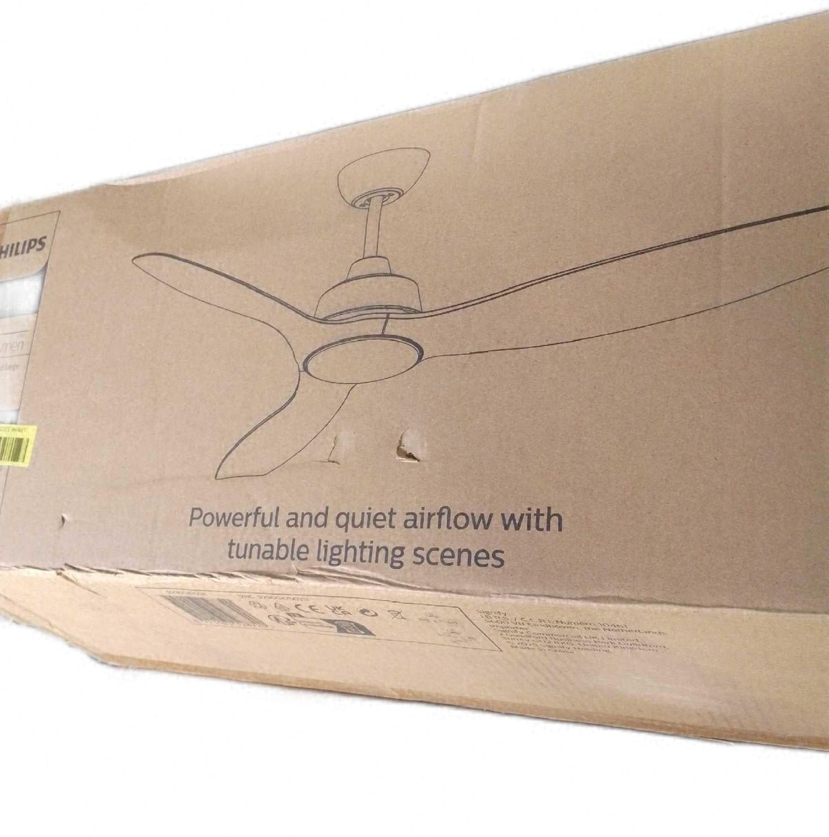 PHILIPS Fixed blade Fan ceiling 106cm 30W+24W White ON Gen 2 ohne Fernbedienung