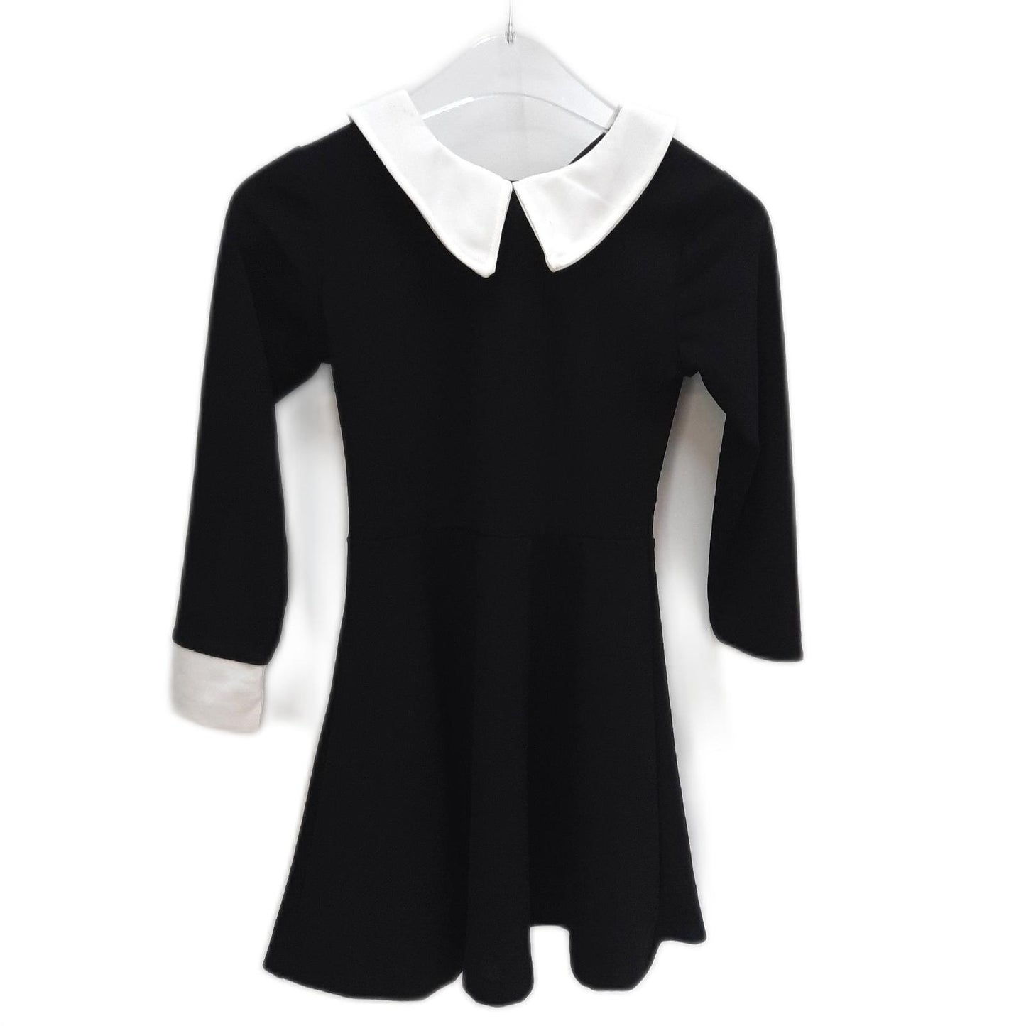 Kiralove Mädchen Kleid Kinderfestkleidung Mittwoch Addams Halloween Gothic Spukhaft