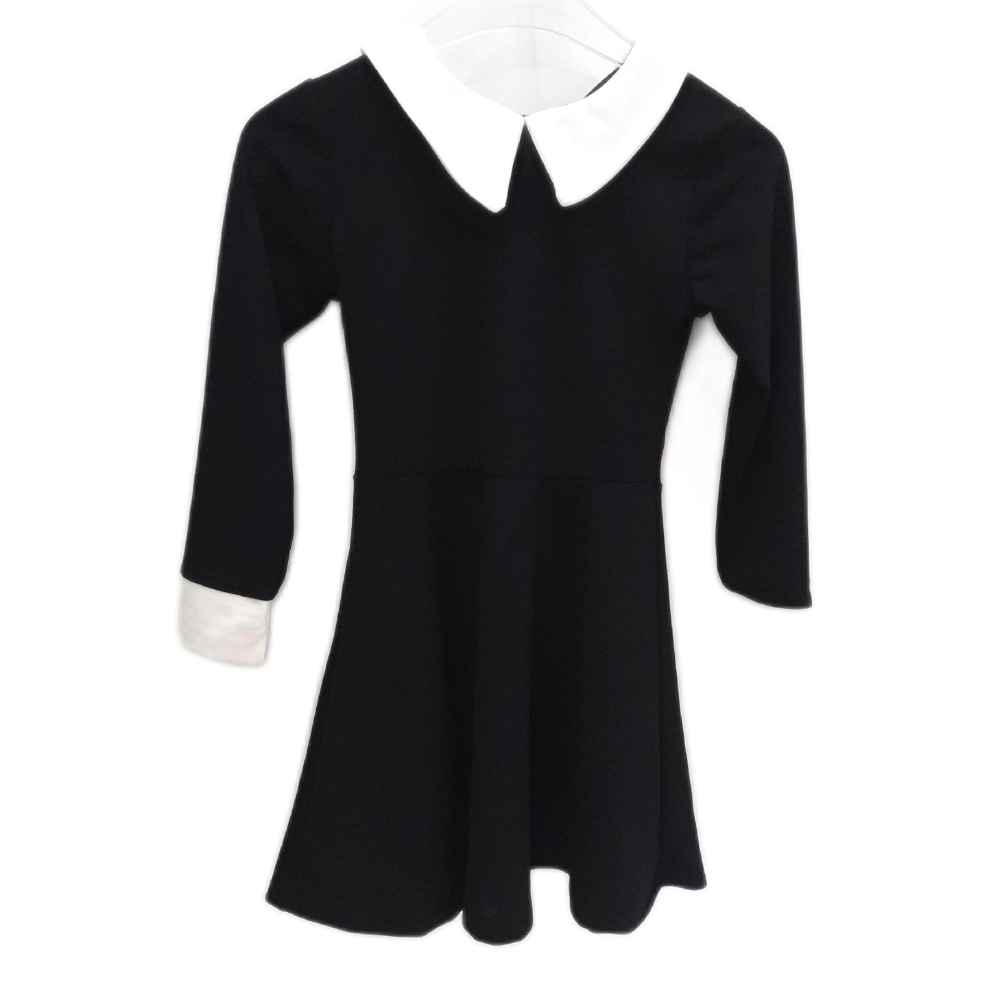 Kiralove Mädchen Kleid Kinderfestkleidung Mittwoch Addams Halloween Gothic Spukhaft