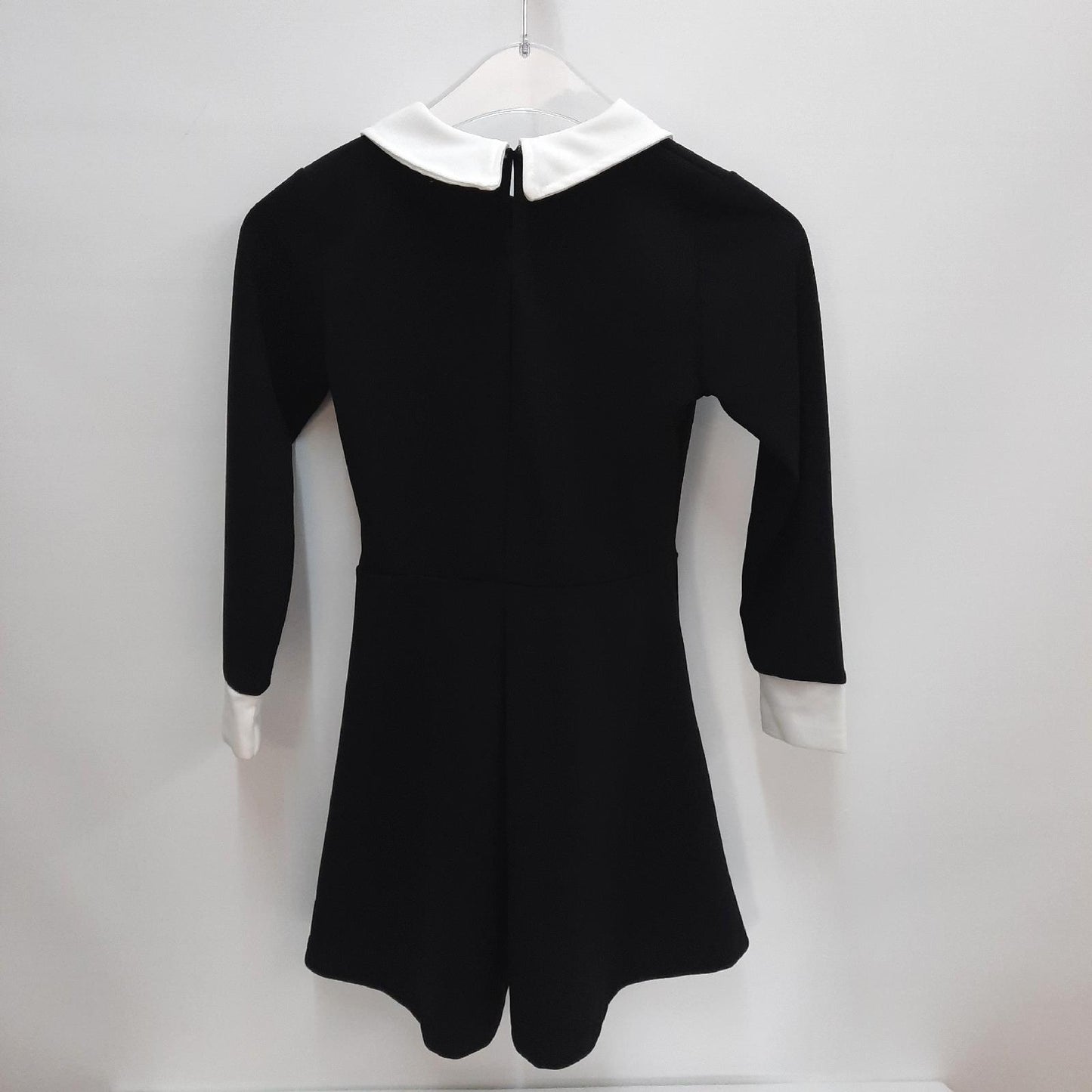 Kiralove Mädchen Kleid Kinderfestkleidung Mittwoch Addams Halloween Gothic Spukhaft
