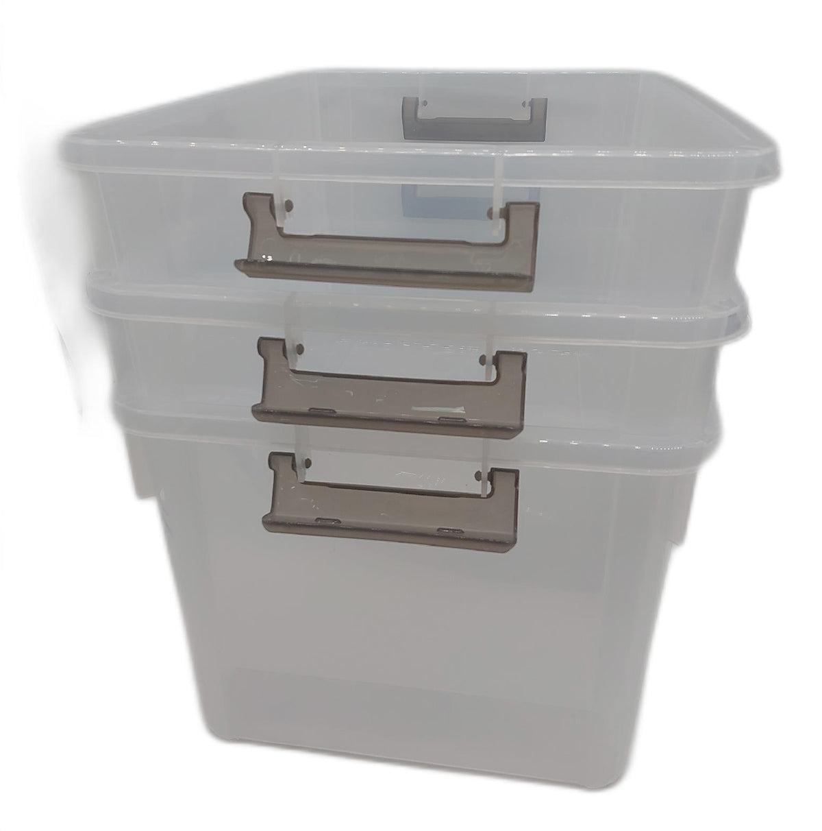 Citylife 3er Set 30L Aufbewahrungsbox Groß Stapelbar Ohne Deck