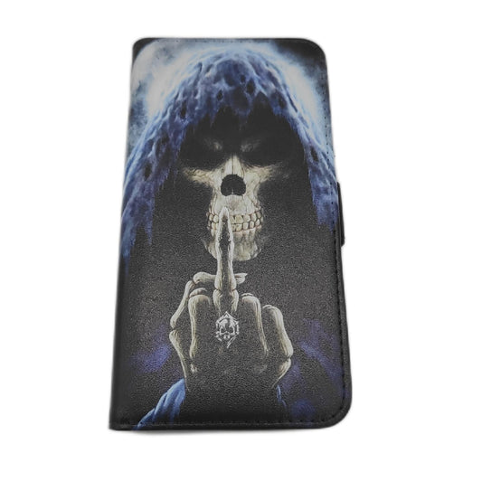Samsung Hülle Smartphone Zubehör Galaxy S20 FE Totenkopf Motiv Leder Skin