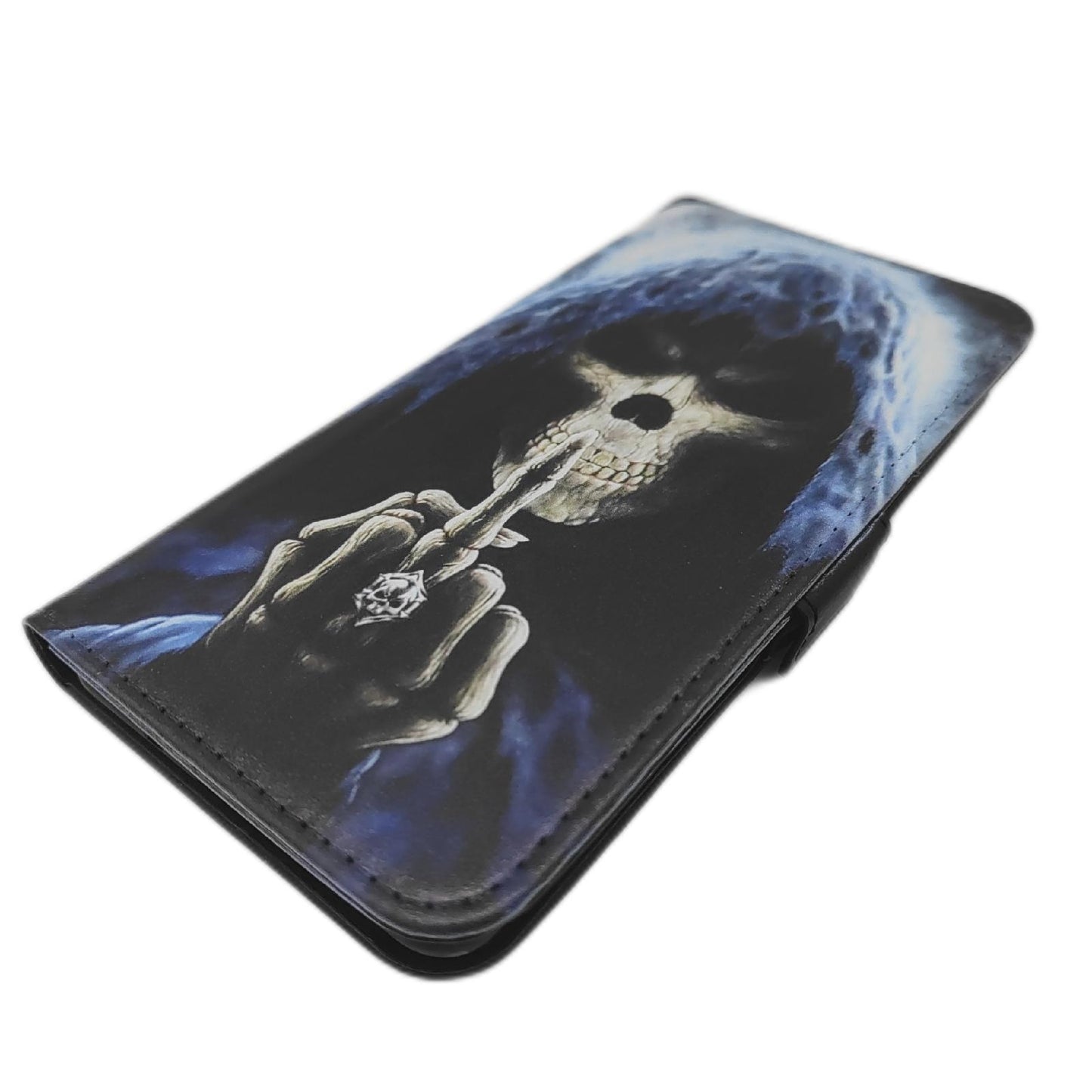 Samsung Hülle Smartphone Zubehör Galaxy S20 FE Totenkopf Motiv Leder Skin