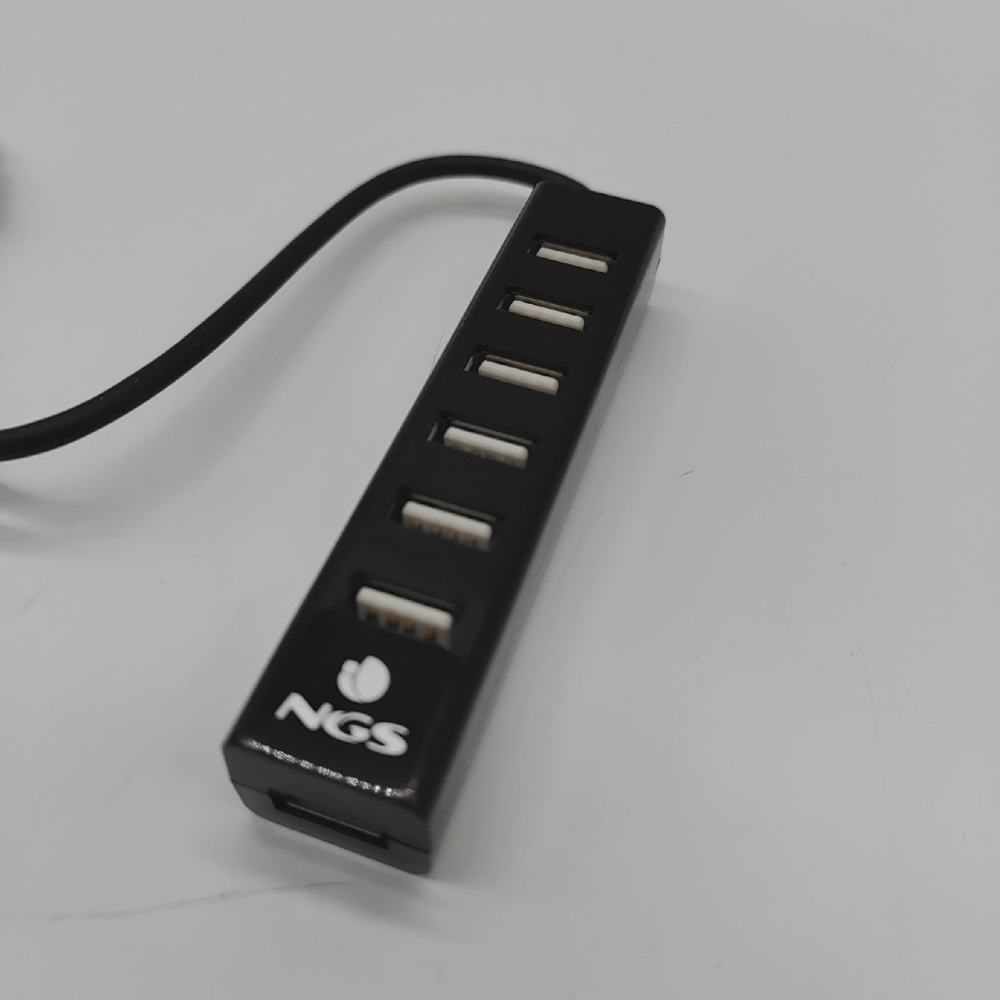 NGS USB Hub Zubehör 7 Ports Adapter 5V1A universell kompatibel für PC Laptop Zubehör