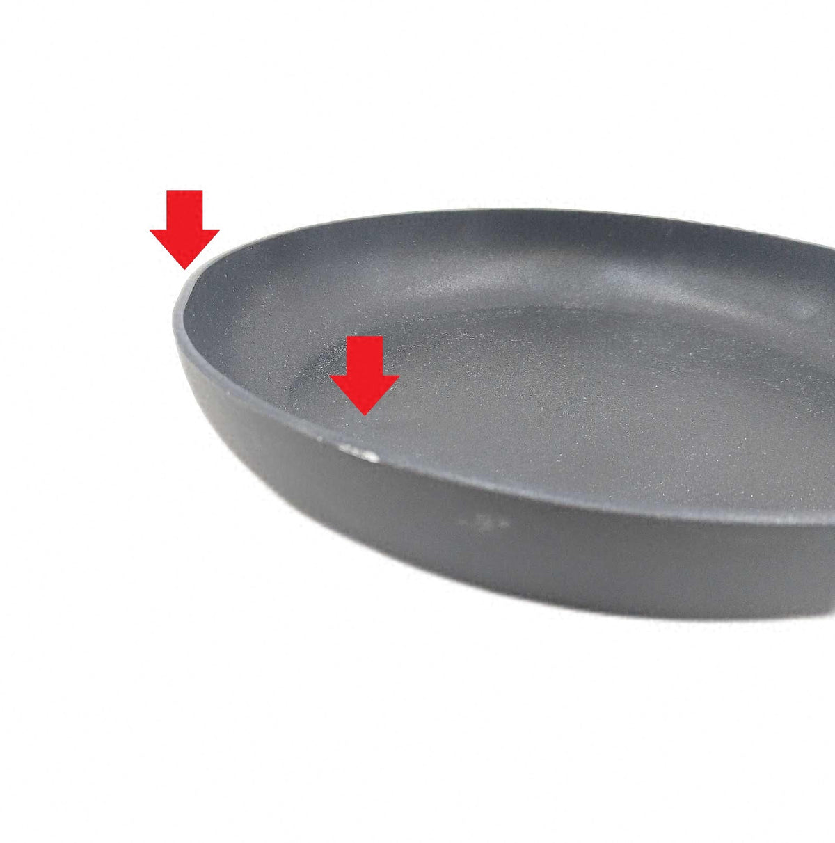 DE BUYER 8760 Choc Intense Bratpfanne Mattschwarz Kochpfanne mit optischem Mangel Formverzug
