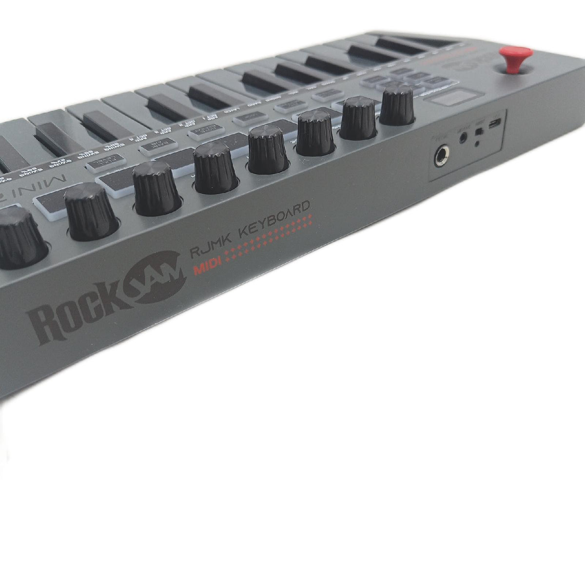 RockJam MIDI Keyboard Controller Musikinstrument Go 25 Key USB Bluetooth Drum Pads Keyboard