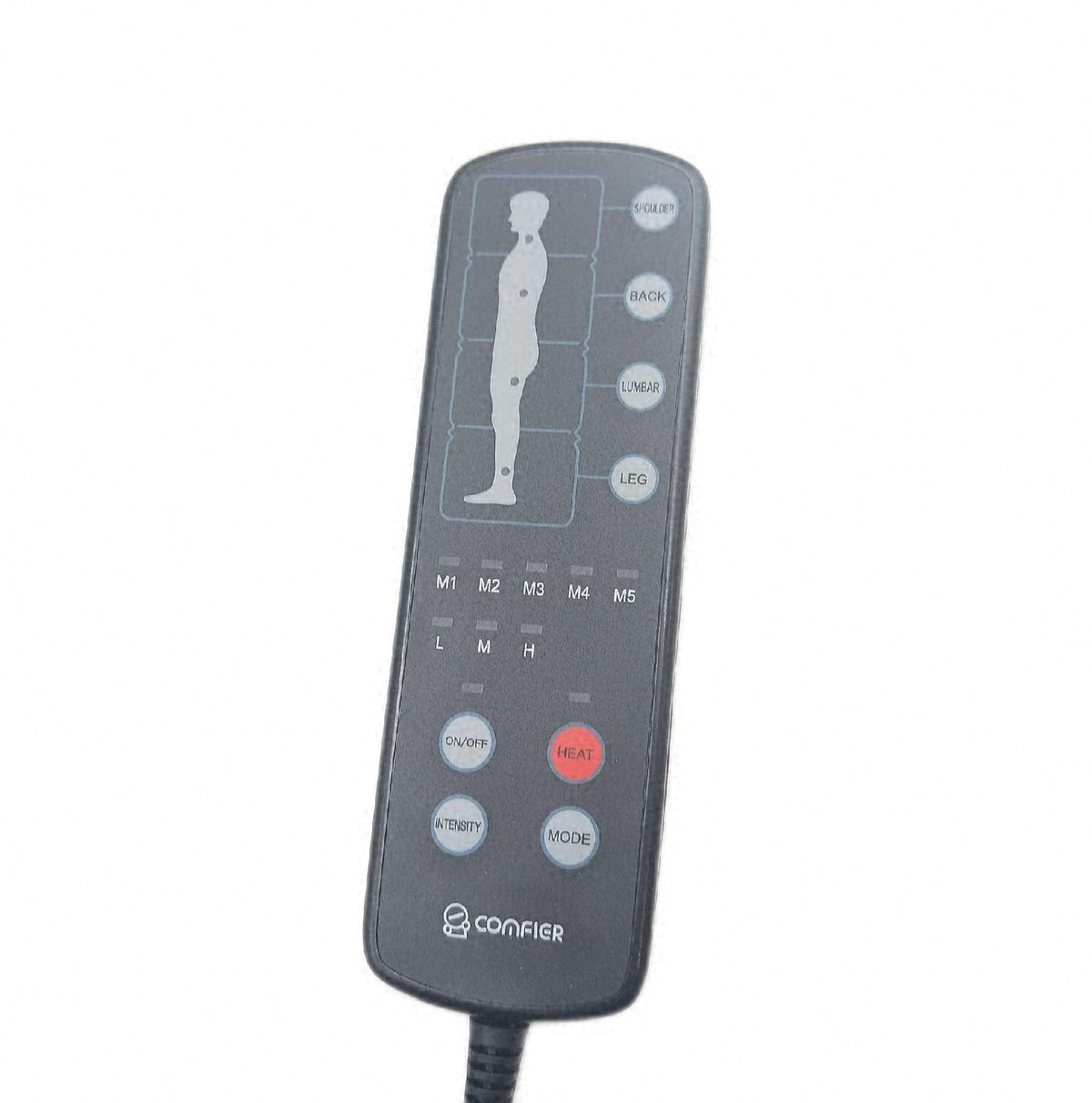 Comfier Massagematte Ganzkörpermassagematte mit Wärmefunktion und beweglicher Massagefunktion