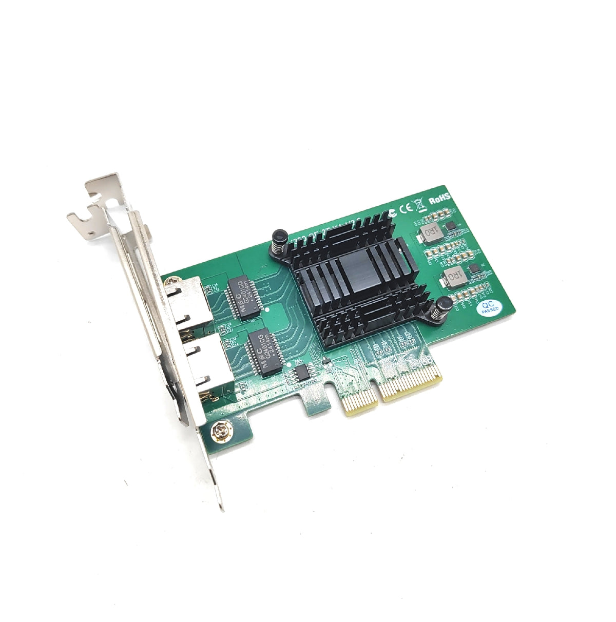 Gtek Netzwerkadapter Gigabit Ethernet 1000Mbps Intel I350AM2 Controller Computerzubehör