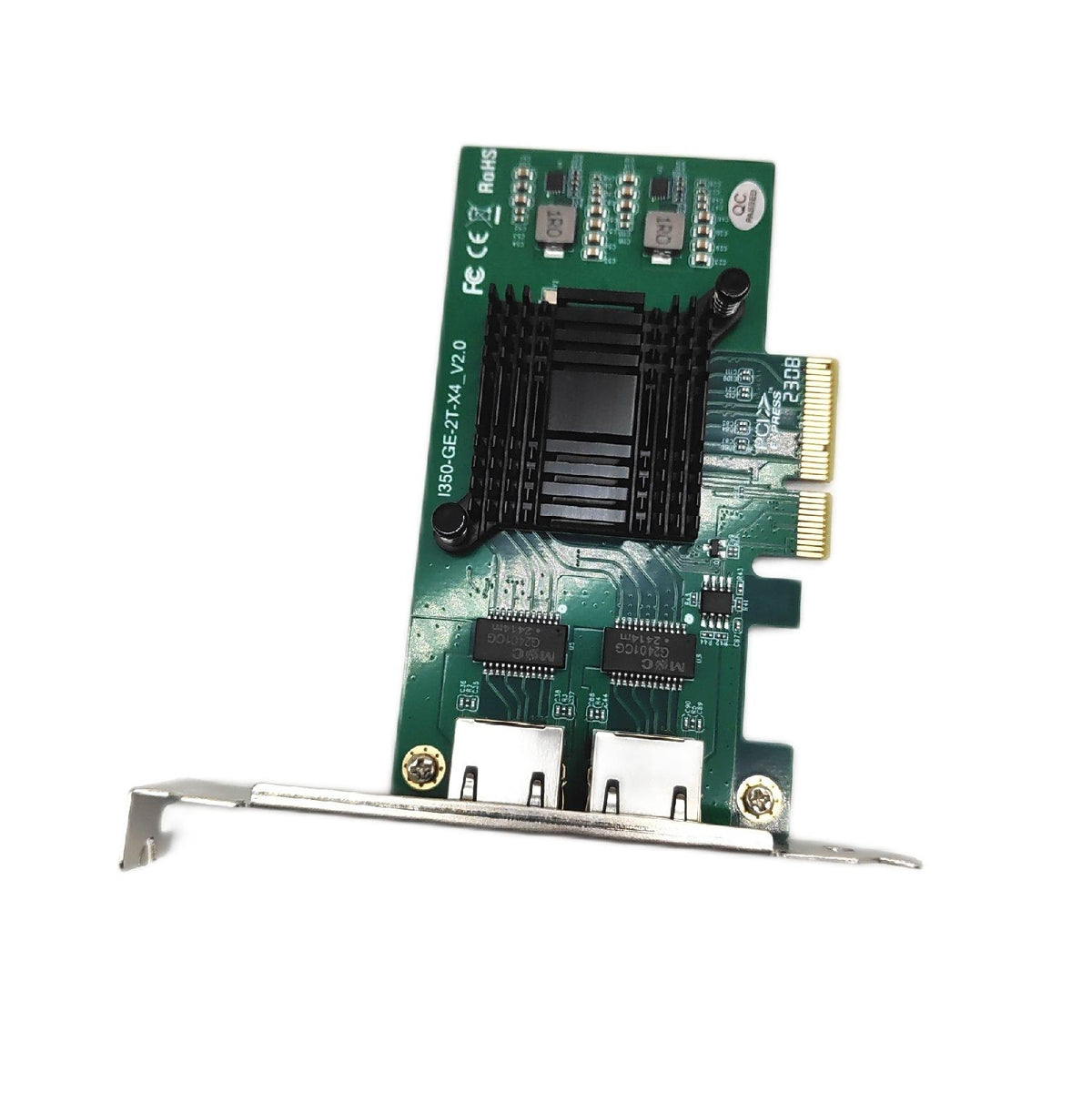 Gtek Netzwerkadapter Gigabit Ethernet 1000Mbps Intel I350AM2 Controller Computerzubehör