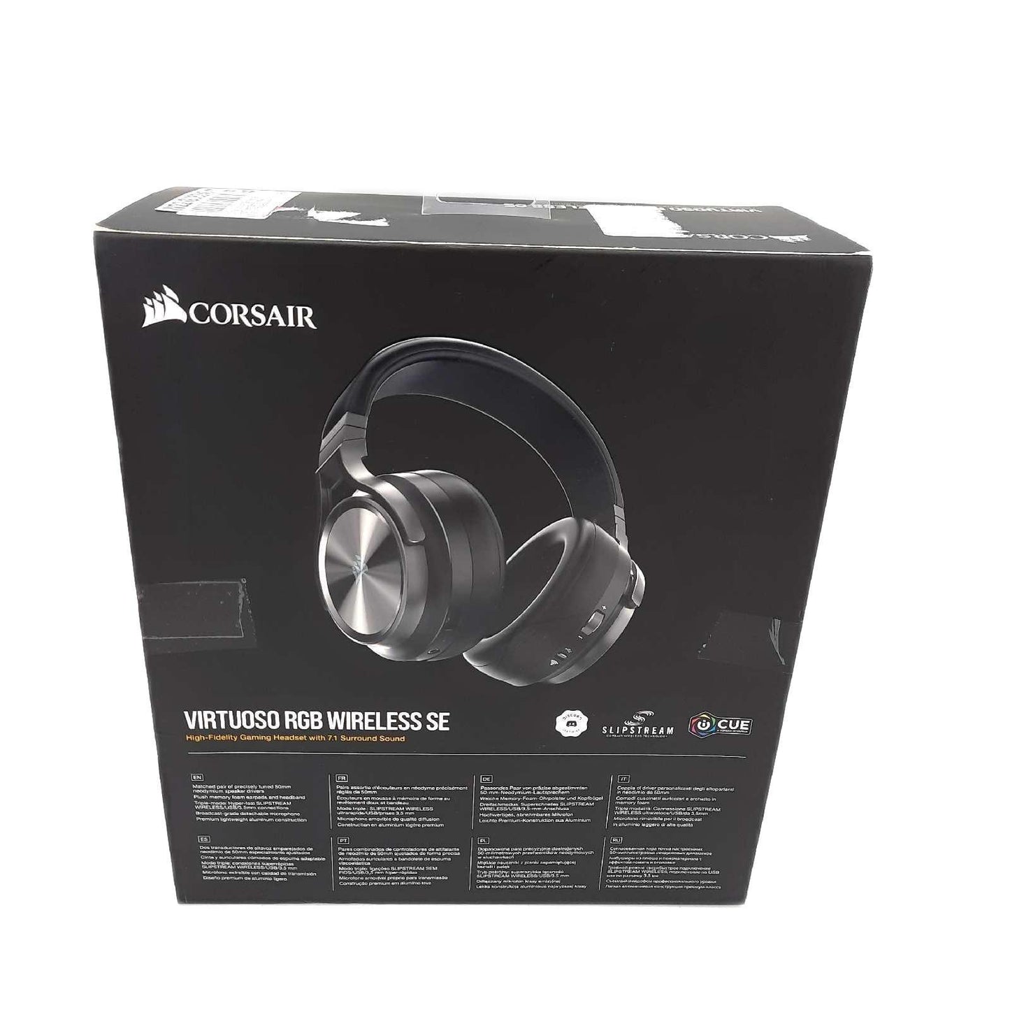 Corsair Virtuoso RGB Wireless SE Gaming Headset fehlendes Zubehör Kopfpolster riss