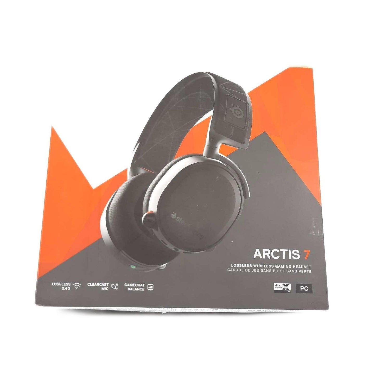 SteelSeries Arctis 7 Wireless Headset DTS X Gebrauchsspuren Polster fehlen
