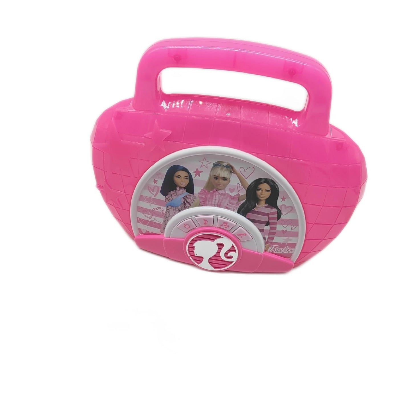 Barbie Boombox Spielzeug Musikgerät Sing Along Mikrofon blinkende Lichter Spaß