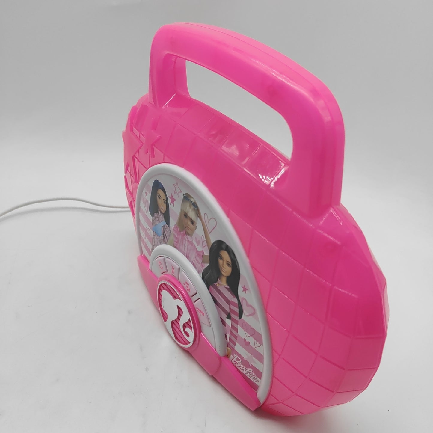 Barbie Boombox Spielzeug Musikgerät Sing Along Mikrofon blinkende Lichter Spaß