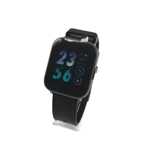 Bluetooth Smartwatch Fitnessuhr moderne Unisex HD Display Anrufe Fitness Tracking Schwarz