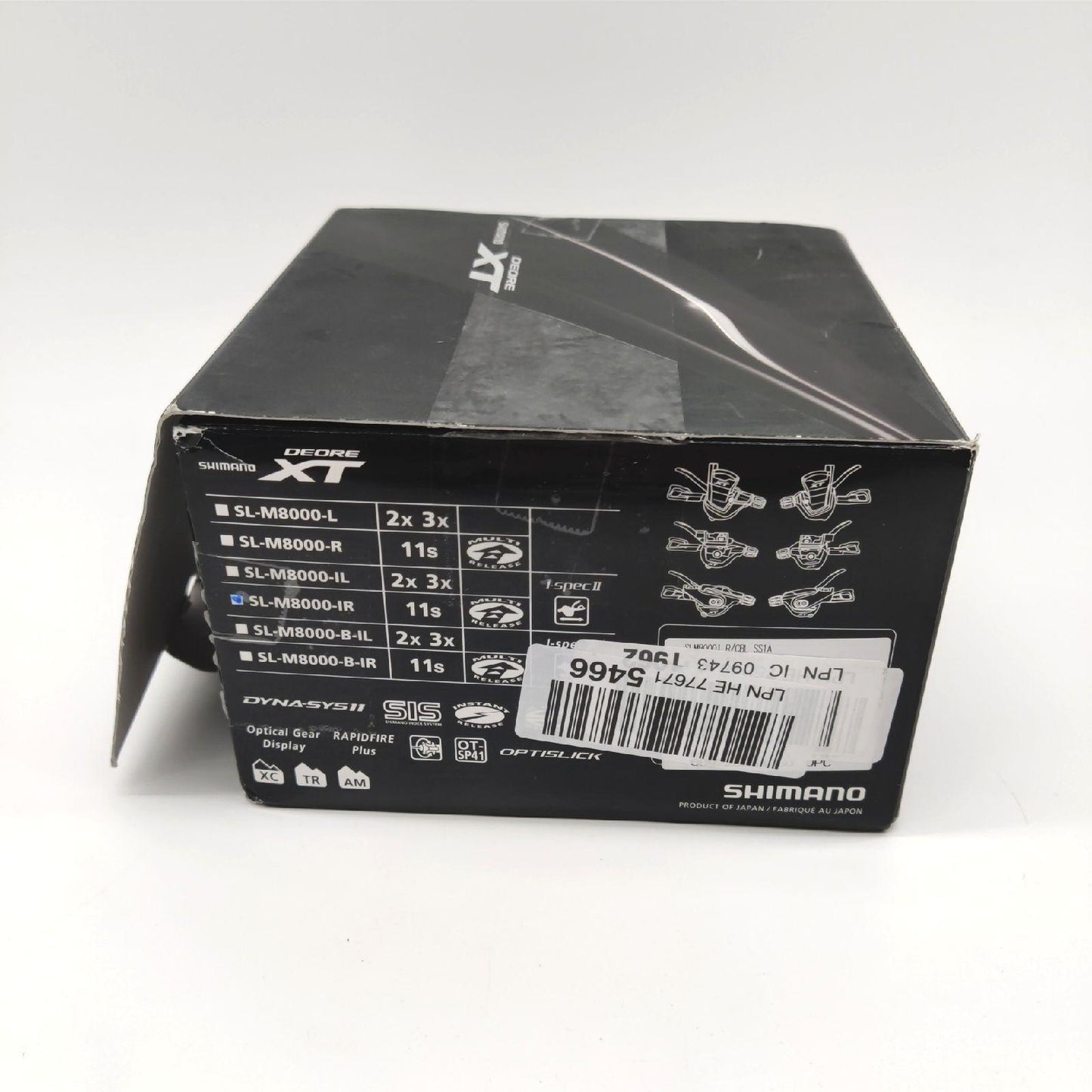 Shimano Unisex Erwachsene Deore XT SLM8000 I Spec II Schalthebel Schwarz un