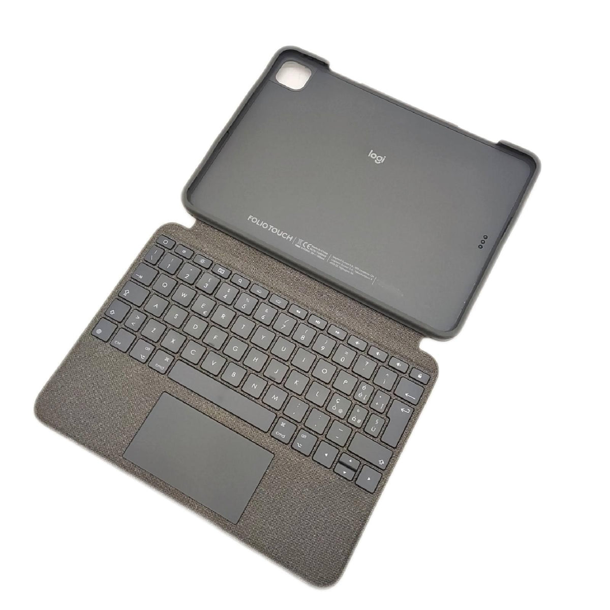 Logitech Folio Touch iPad Hülle Tastatur  Trackpad und Smart Connector für 11 Zoll iPad Pro Modell: A1980  A2013  A1934  A1979  A2228  A2068  A2230  A2231 Italienisches QWERTY-Layout Grafit