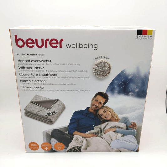 Beurer Heizdecke elektrische Wärmedecke XXL HD 150 warm bequem Abschaltautomatik