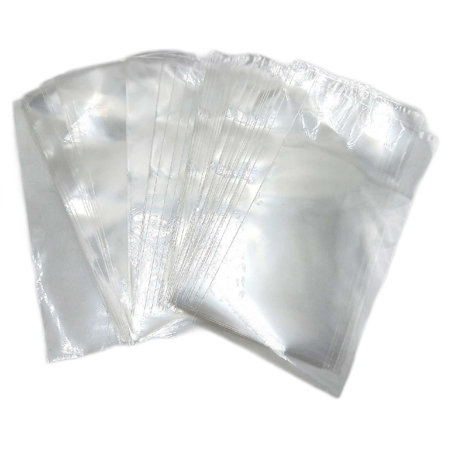 Italpak Cellophantüten Klar, Zellophantüten Tütchen Transparent, für alle Produkte, Zellophanbeutel Candy tüten Geschenktüten Plätzche, 100 Stück, 8x16 cm