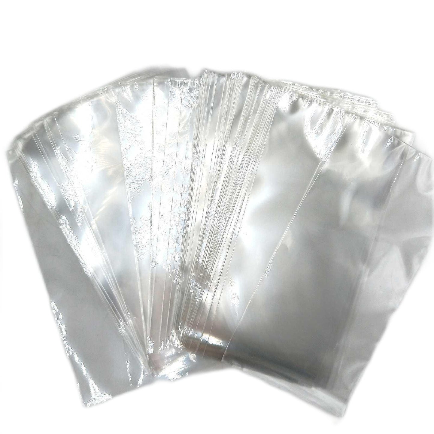Italpak Cellophantüten Klar, Zellophantüten Tütchen Transparent, für alle Produkte, Zellophanbeutel Candy tüten Geschenktüten Plätzche, 100 Stück, 8x16 cm