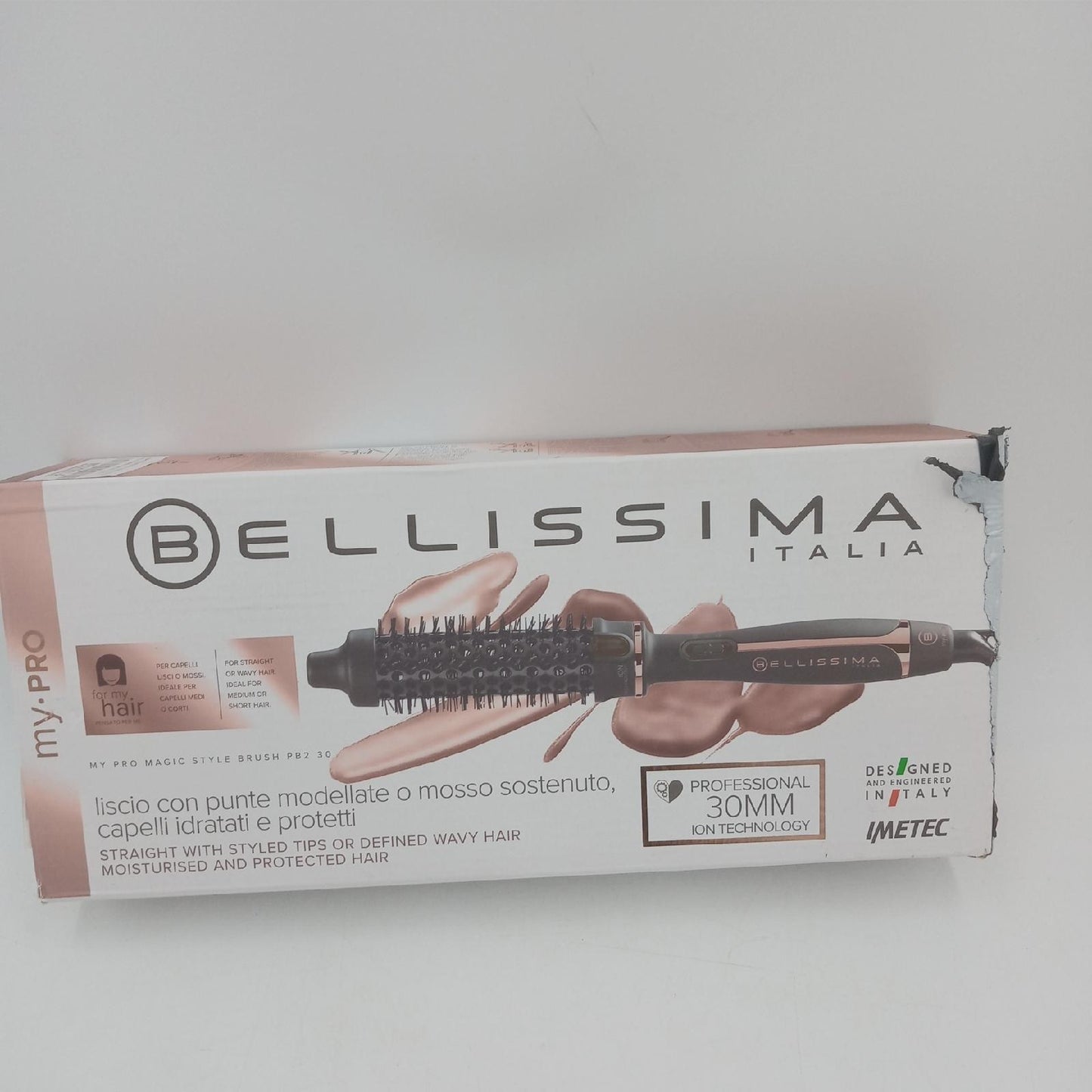 Imetec Bellissima Magic Style Brush PB2 30 Beheizte Haarbürste Haarstyling Effizient
