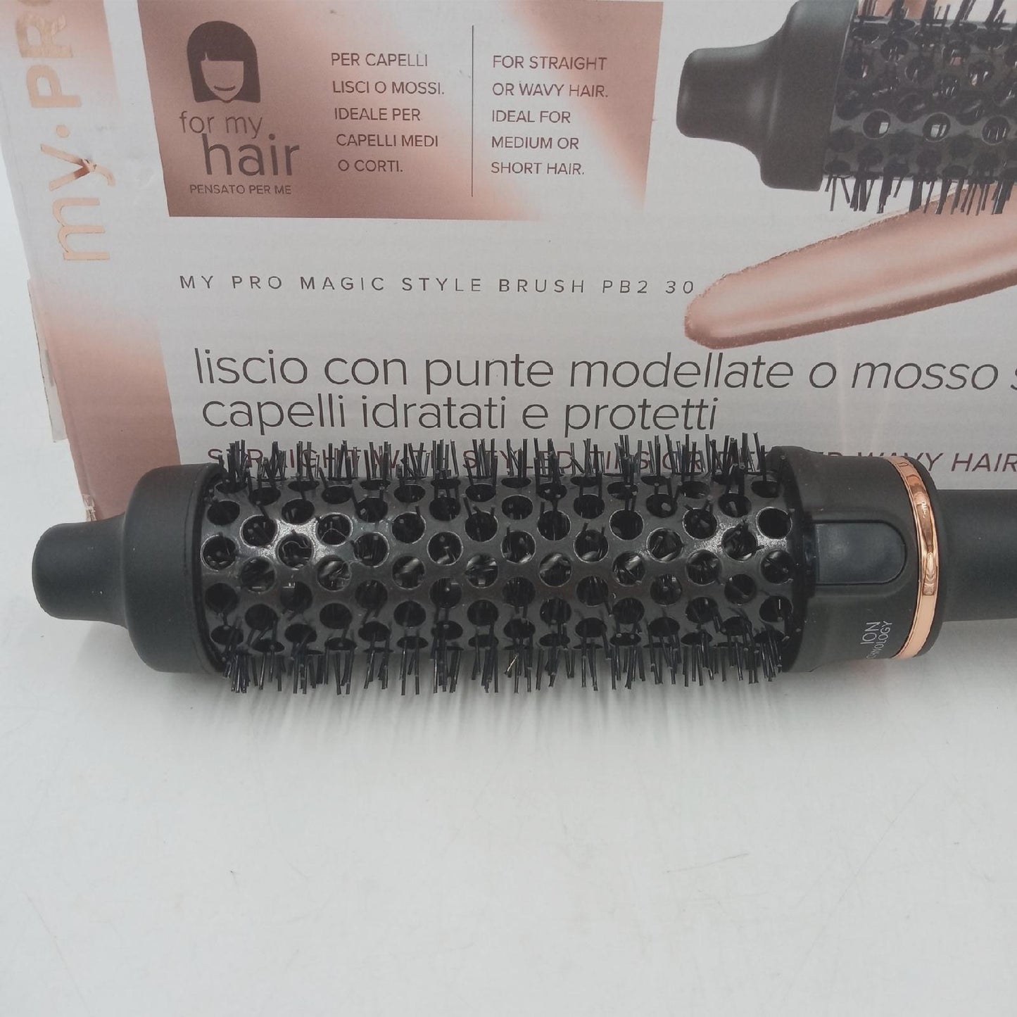 Imetec Bellissima Magic Style Brush PB2 30 Beheizte Haarbürste Haarstyling Effizient