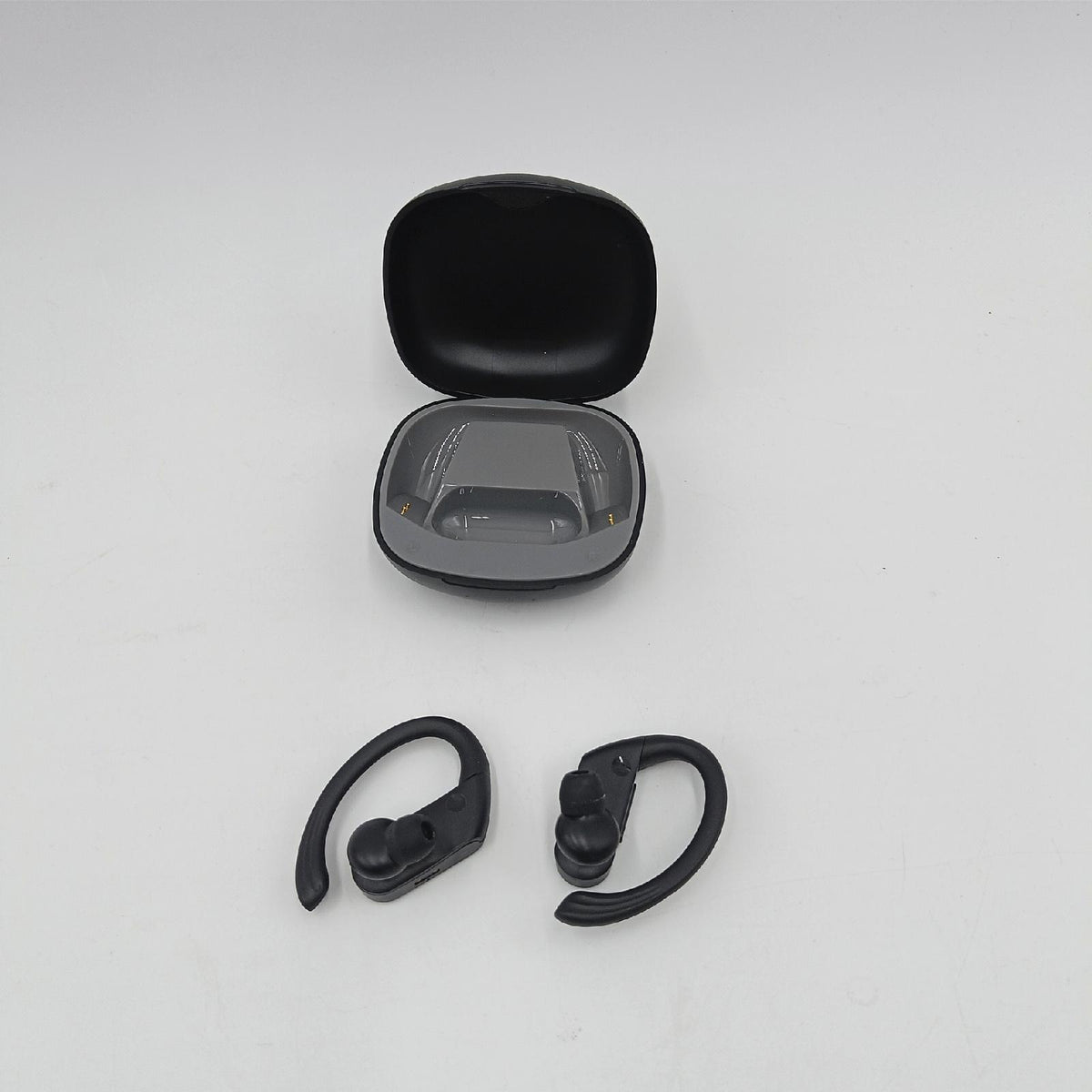 AQL Sport Boost Charge  Bluetooth-Kopfhörer  Bluetooth-Sportkopfhörer – kabelloses Stereo – wasserdicht – Ladekoffer für 5 Aufladungen – Schwarz