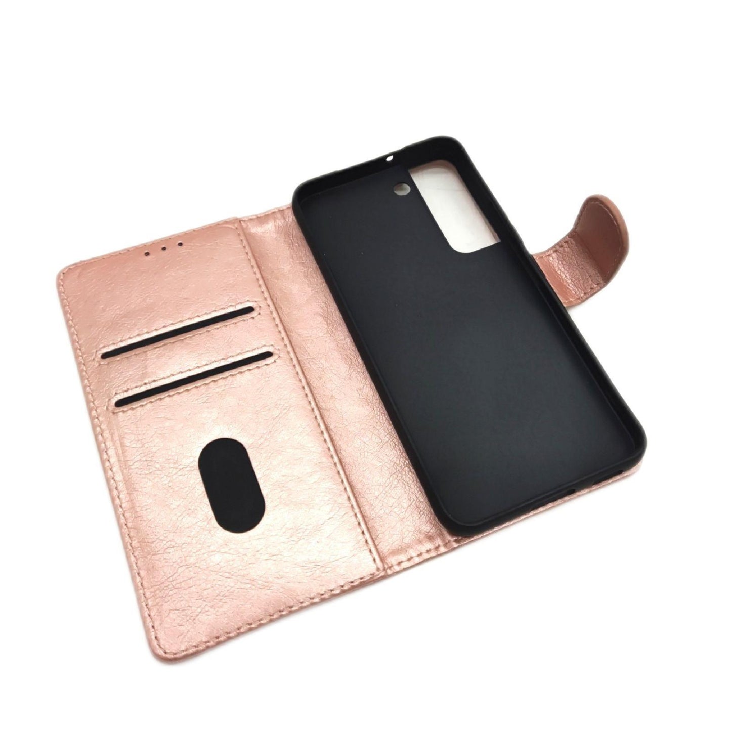 OCASE Handyhülle Samsung Galaxy S22 5G Leder Schutzhülle Kartenfach Stand