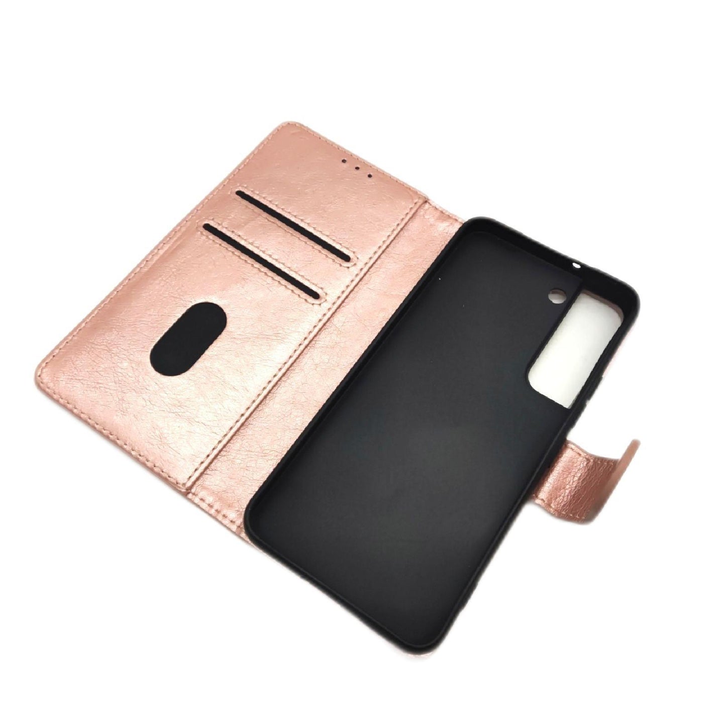 OCASE Handyhülle Samsung Galaxy S22 5G Leder Schutzhülle Kartenfach Stand