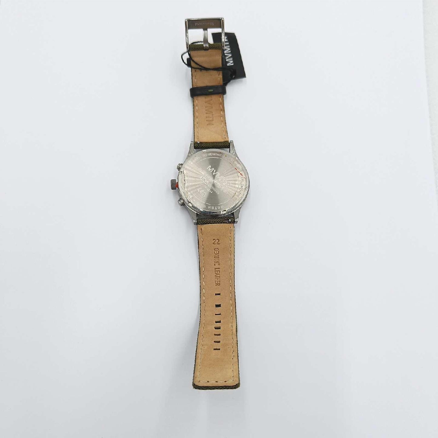 MVMT Chronograph Quarz Uhr für Herren mit Olivengrünes Nylonband - 28000200-D