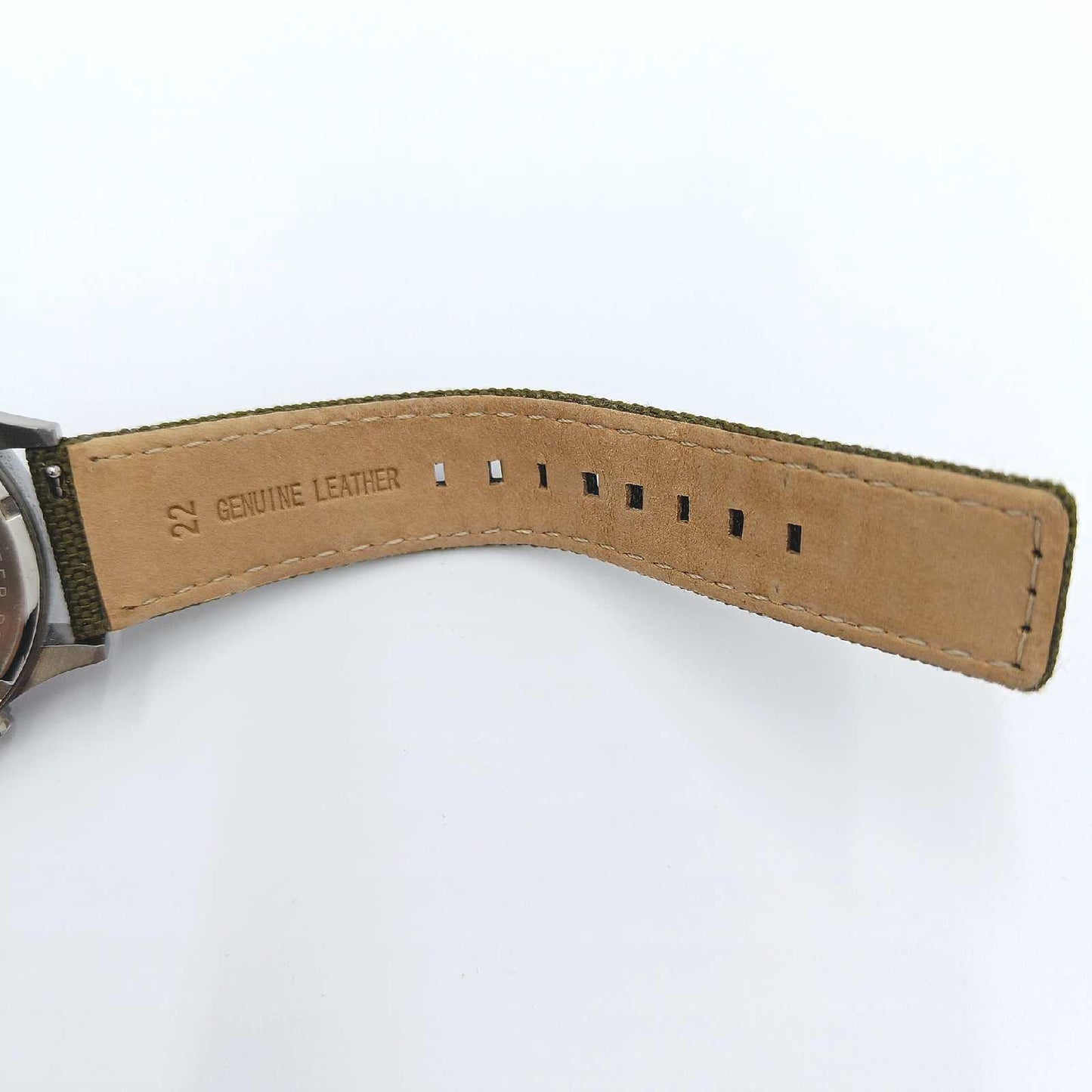 MVMT Chronograph Quarz Uhr für Herren mit Olivengrünes Nylonband - 28000200-D