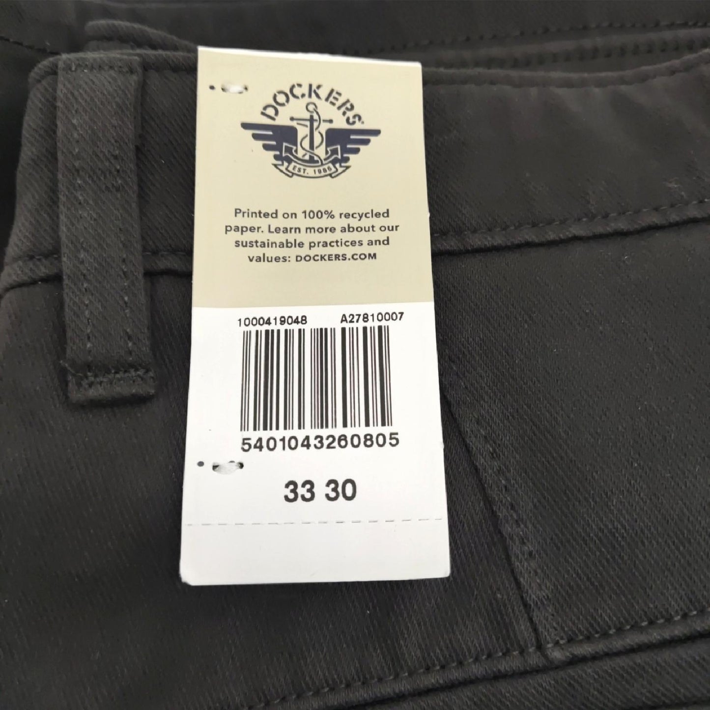 Dockers Herren Smart Supreme Flex Slim Jeans, Steelhead, 33W / 30L EU