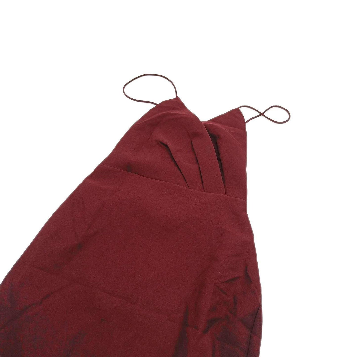 TRENDYOL Damen Murum Zurück Detailliertes Kleid Cocktail Dress Figurbetont, Zwetschge, 40