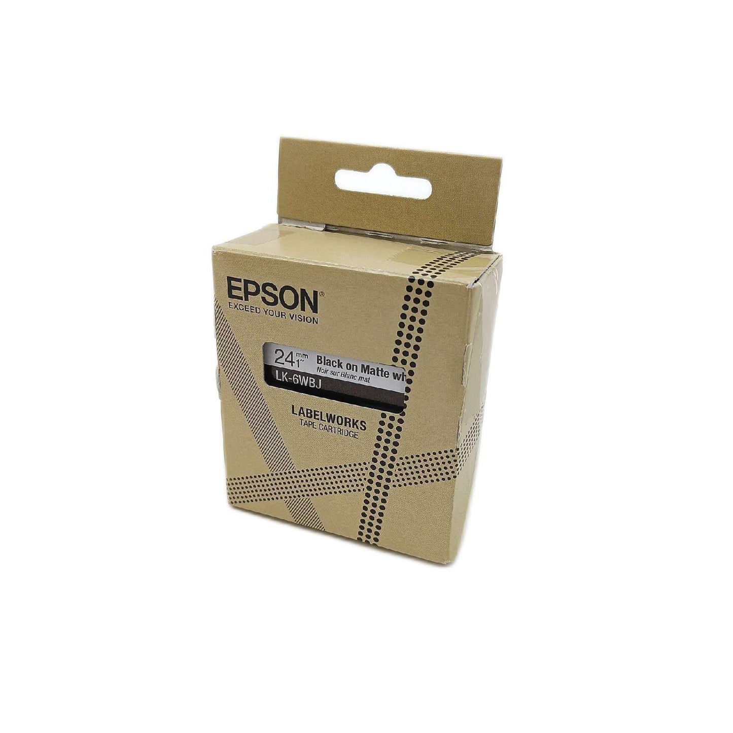 Epson Etikettenkassette Beschriftungsband Bürobedarf LK 6WBJ langleb
