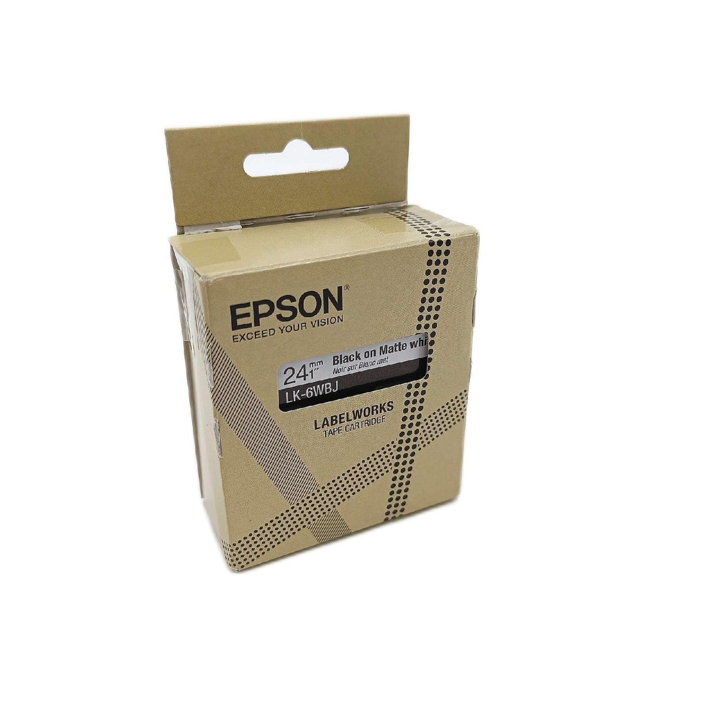 Epson Etikettenkassette Beschriftungsband Bürobedarf LK 6WBJ langleb