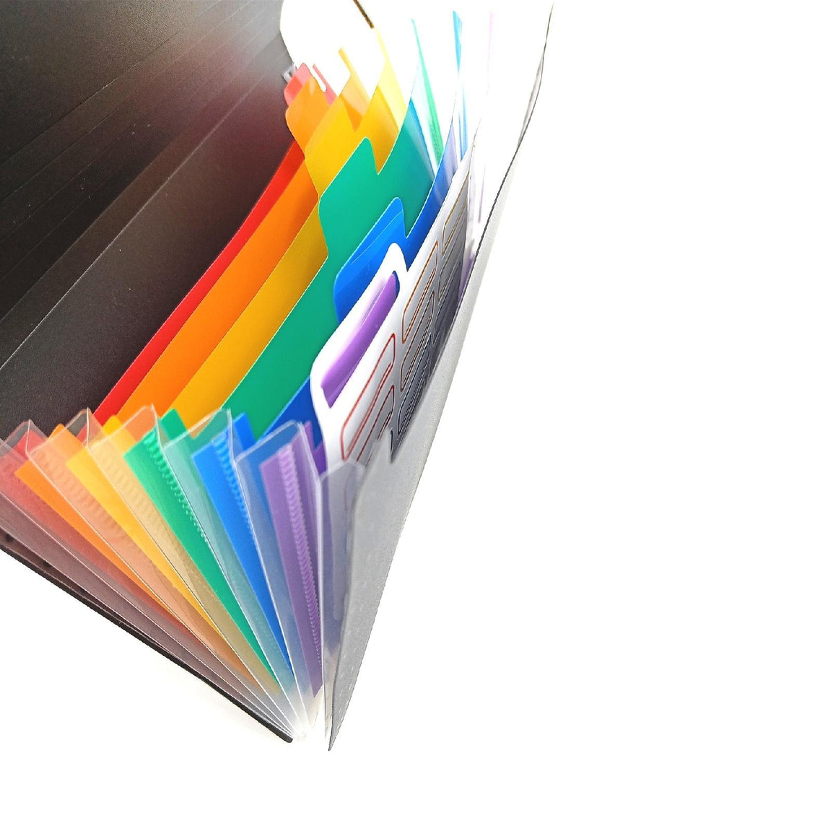 Viquel Rainbow Class – Ordnungsmappe für Büro – Dokumententasche mit 6 Positionen – Organizer für Büro ausziehbar – Ordnungsmappe aus Kunststoff