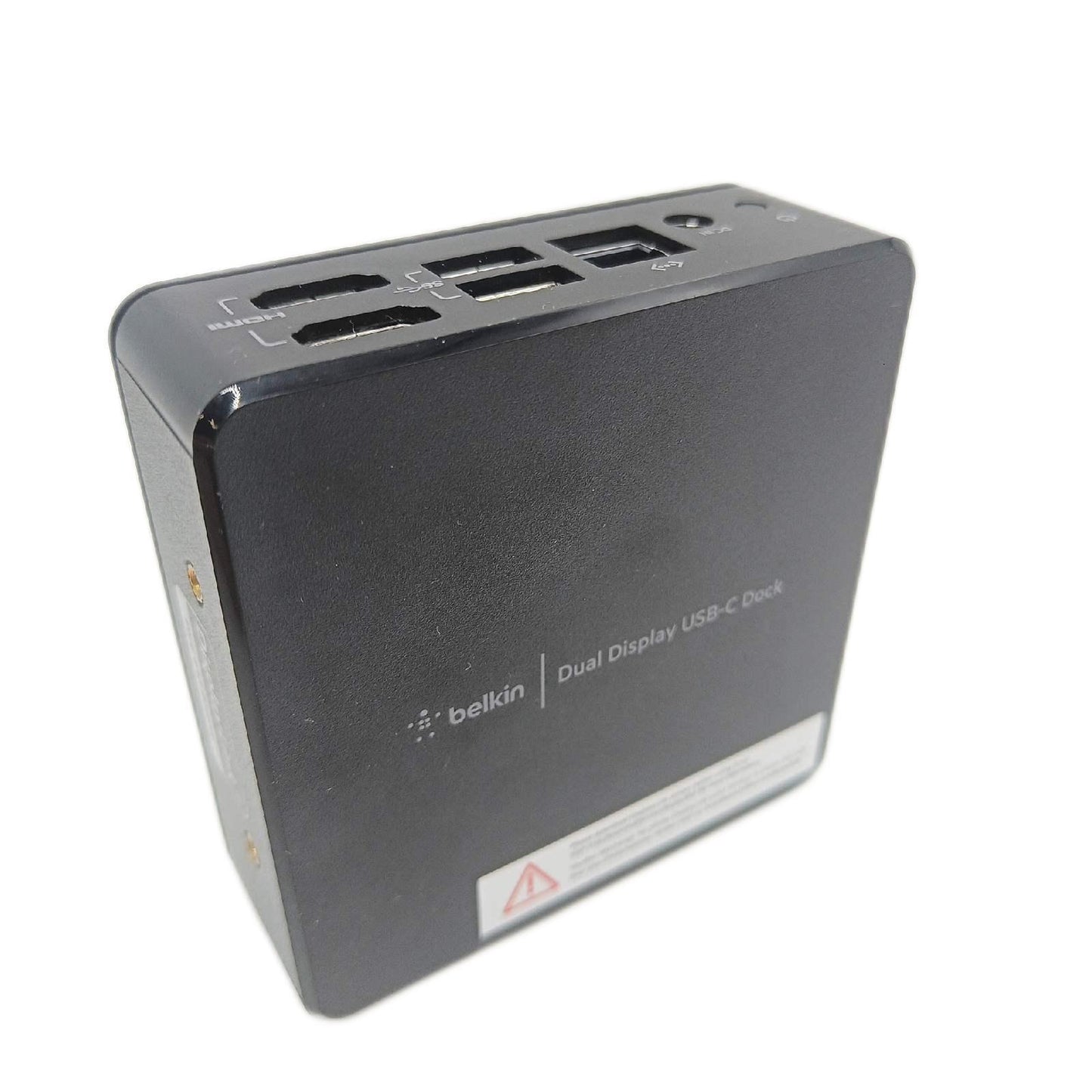 Belkin USB-C-Docking-Station für 2 Bildschirme, 85 W, HDMI, USB-A 3.1 (1. Gen.), USB-C, Gigabit-Ethernet, 135-W-Netzteil, Audio-Ein/Ausgang, USB-Hub für MacBook, Chromebook, Windows und andere Laptops