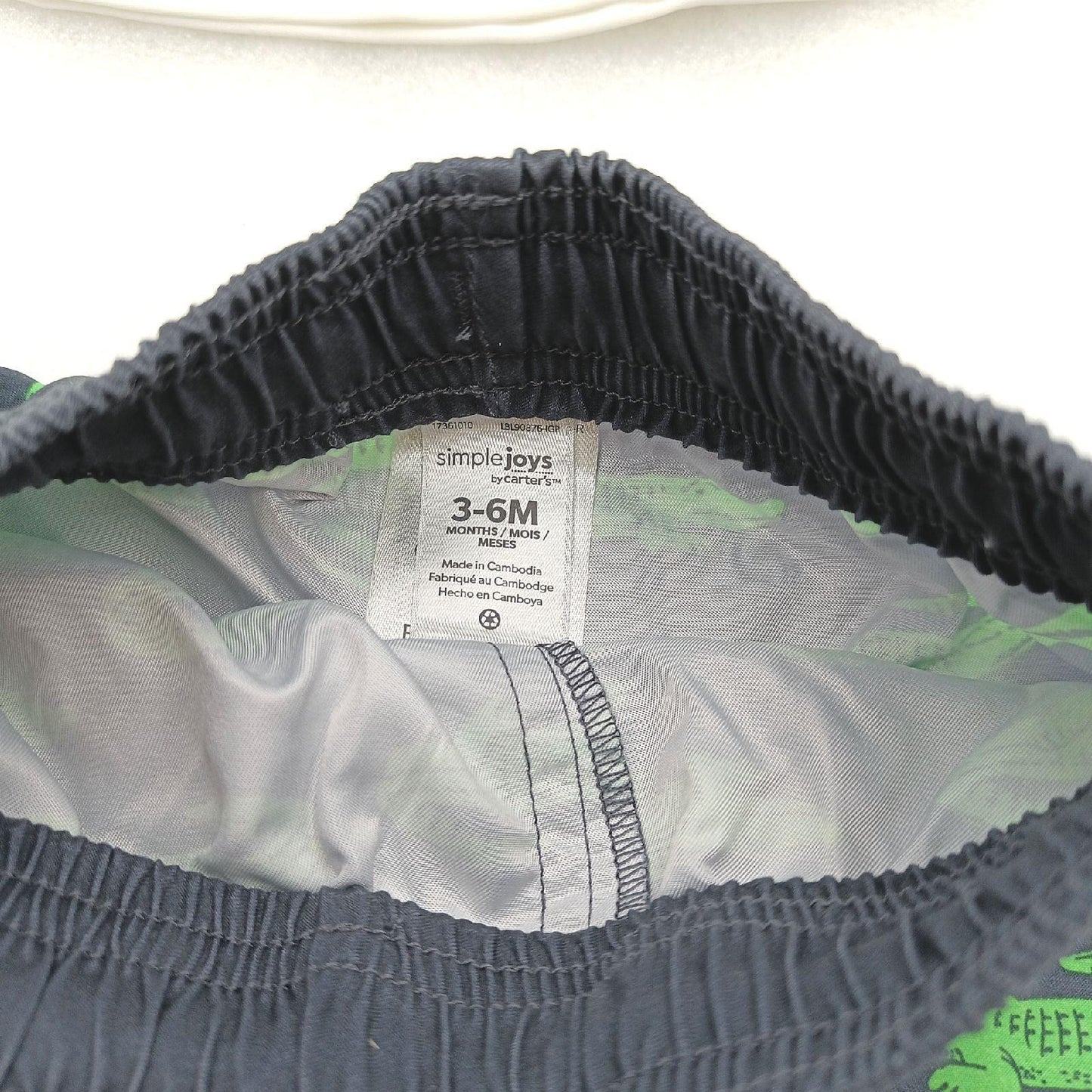 Simple Joys by Carters Badebekleidung Baby Jungen Schwimmanzug Schwarz Krokodil
