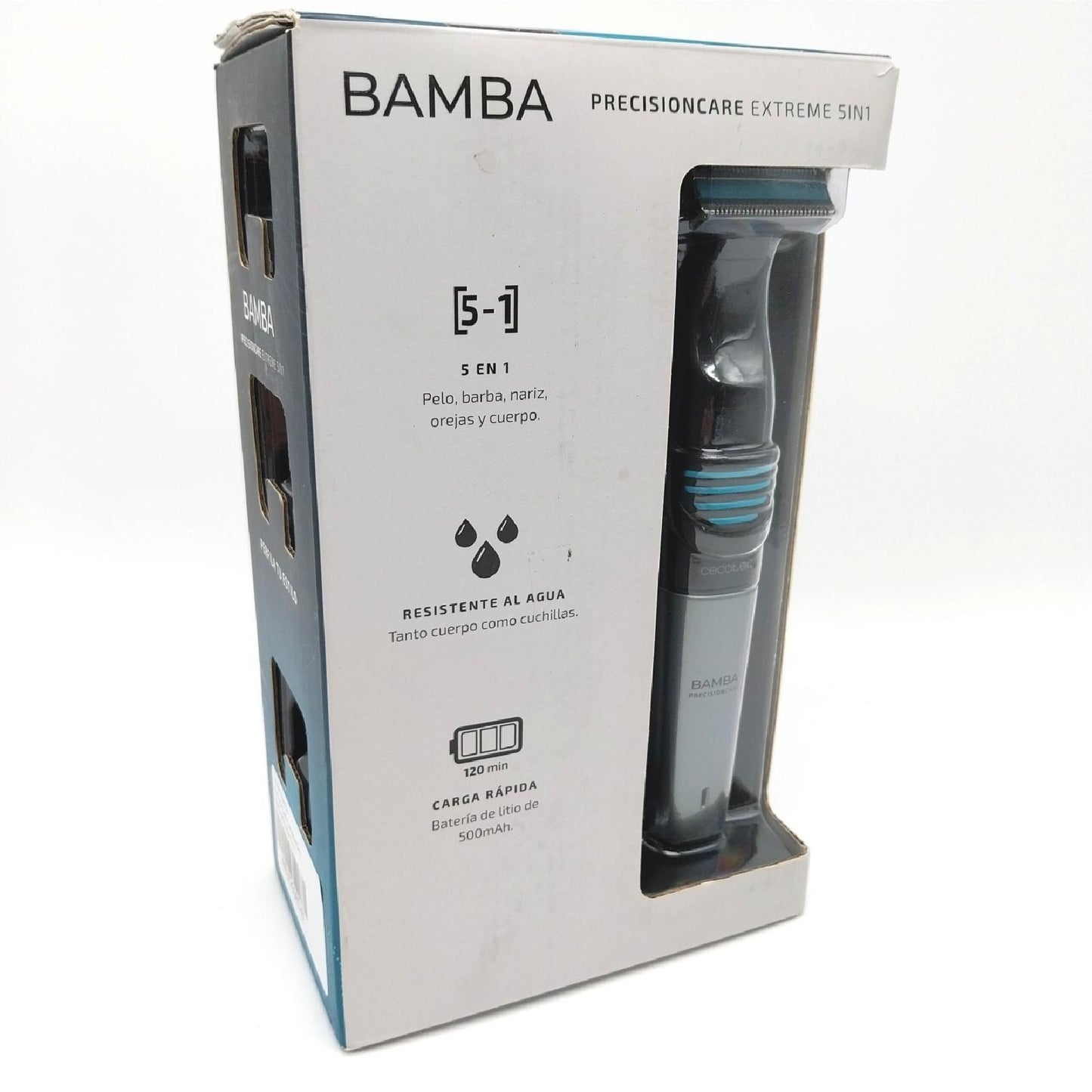 Cecotec Rasierer Bartpflege Bamba Precision Care Extreme 5in1 Akku Leistung Bartpflege